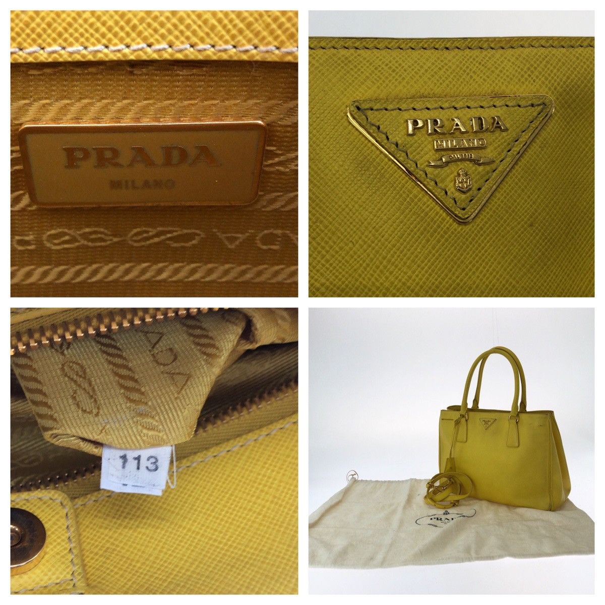 Prada Prada Prada Saffiano Leather 2way Bag Leather Shoulder Bag BN1874 DUTY FREE for USA Size ONE SIZE - 4 Thumbnail