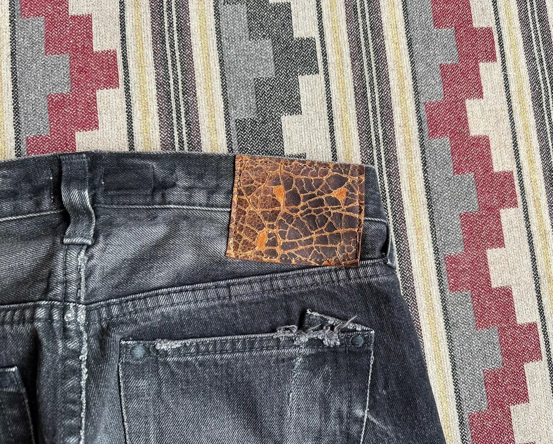 Prps Black Distressed Denim Jeans Size 32 Size US 32 / EU 48 - 4 Thumbnail