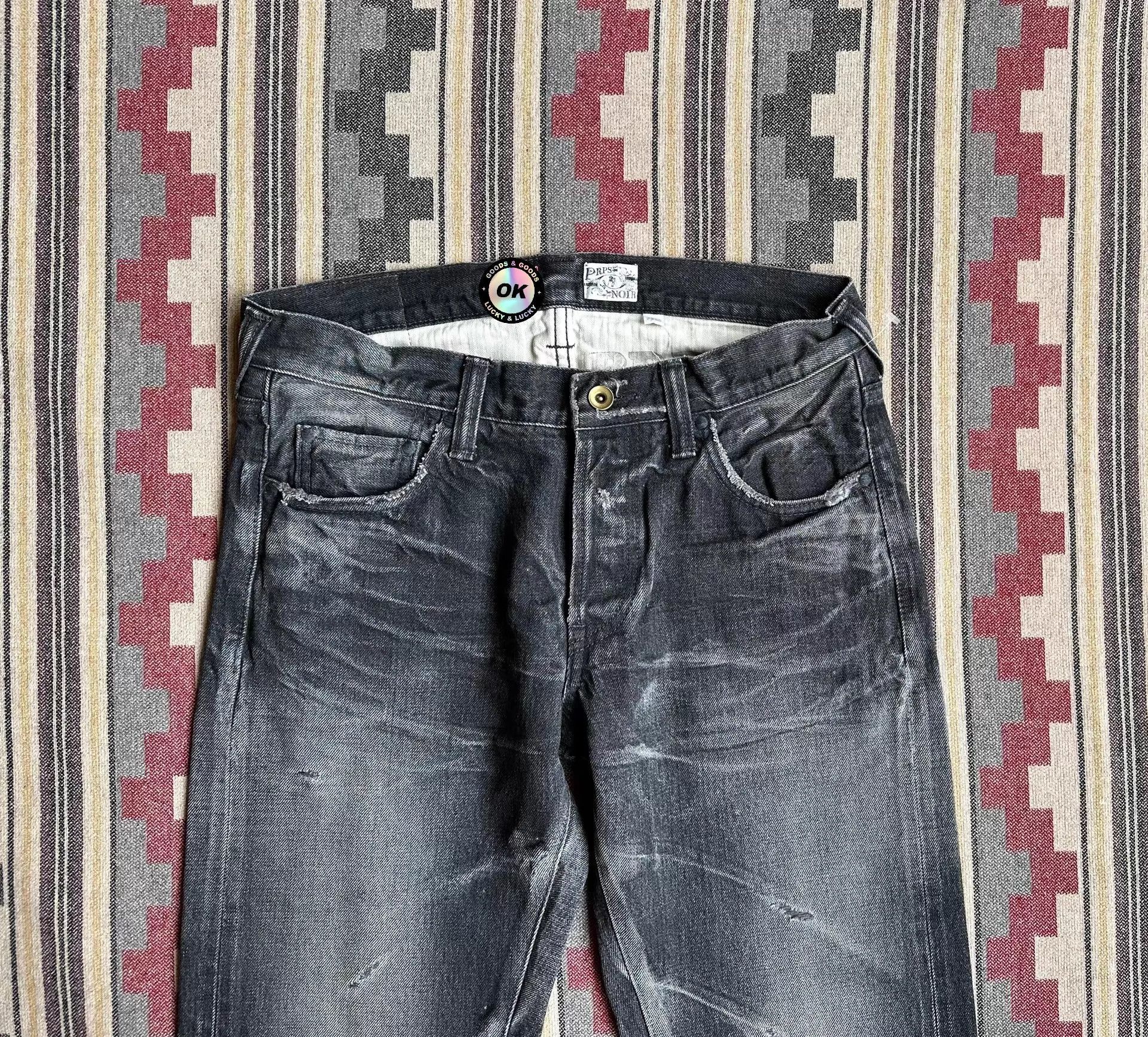 Prps Black Distressed Denim Jeans Size 32 Size US 32 / EU 48 - 3 Thumbnail