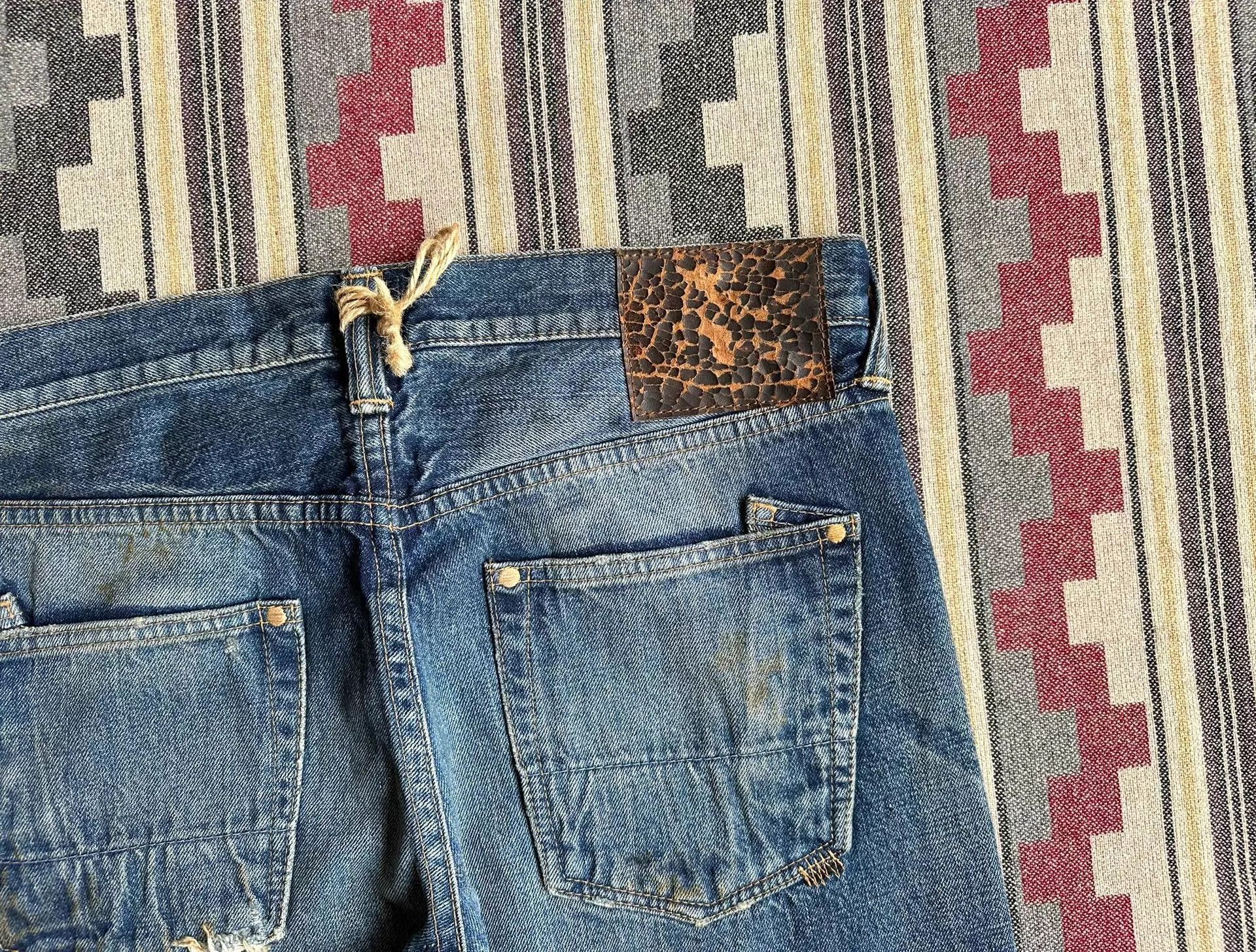 Prada Blue Denim Jeans with Distressed Details Size US 32 / EU 48 - 4 Thumbnail