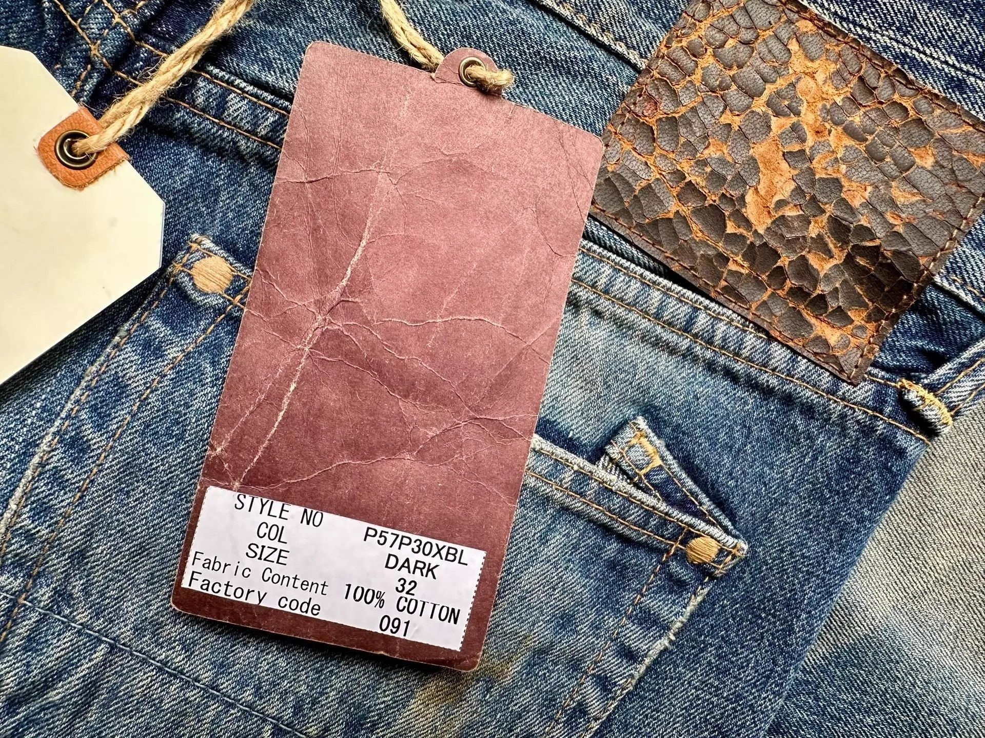 Prada Blue Denim Jeans with Distressed Details Size US 32 / EU 48 - 8 Thumbnail