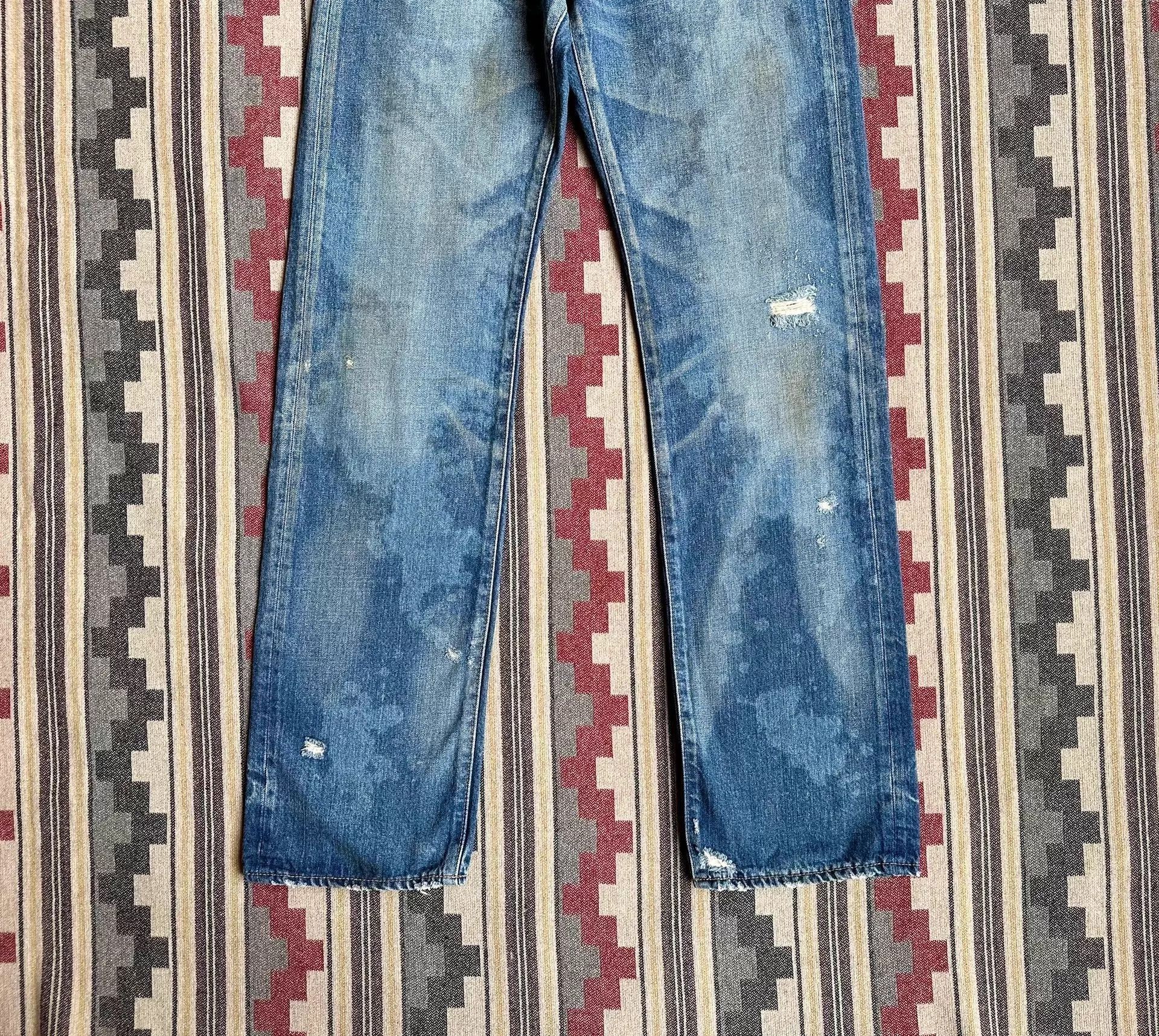 Prps Blue Distressed Denim Jeans Size 30 Size US 30 / EU 46 - 4 Thumbnail