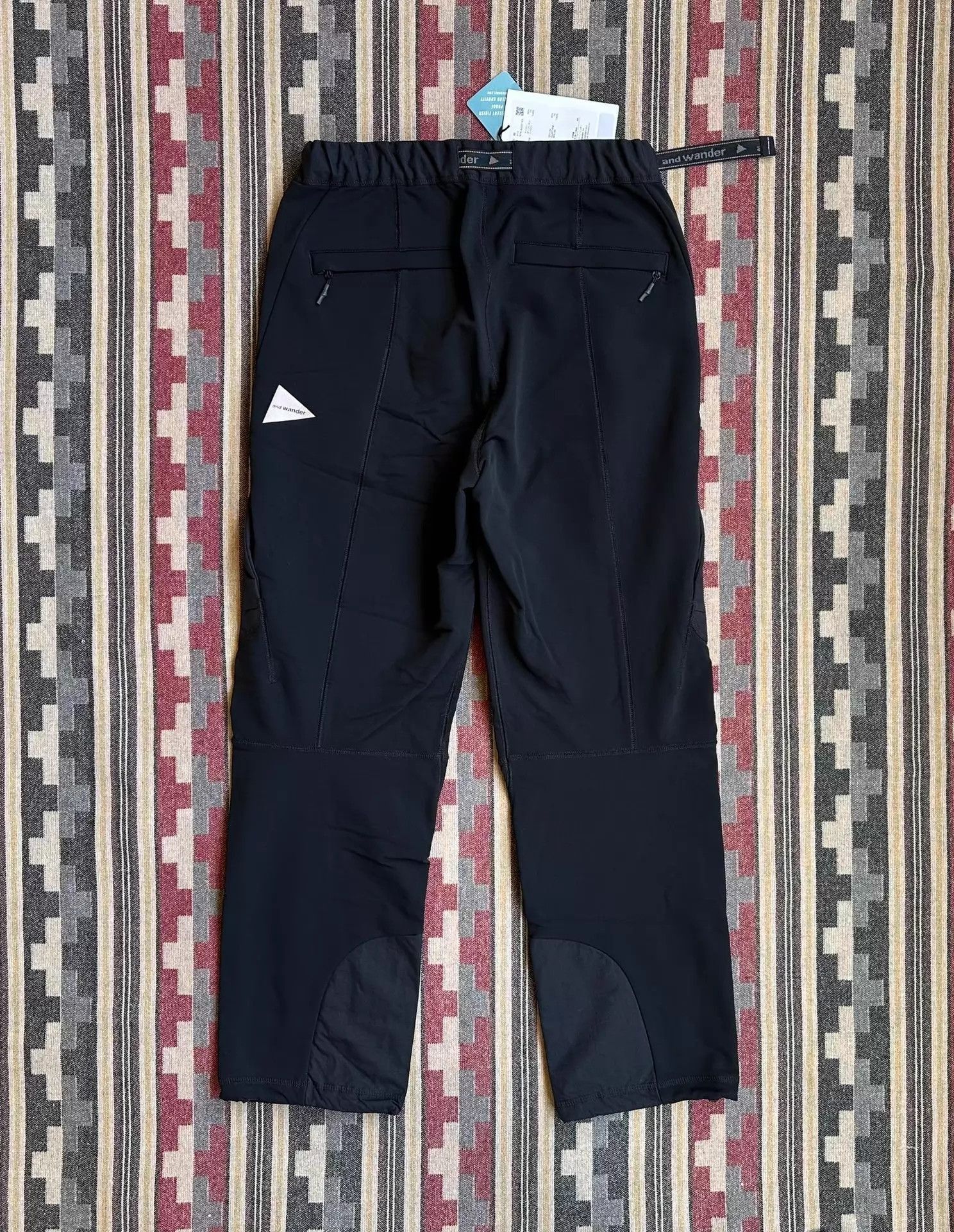 And Wander Black Casual Pants with Cargo Pockets Size 32 Size US 32 / EU 48 - 2 Thumbnail