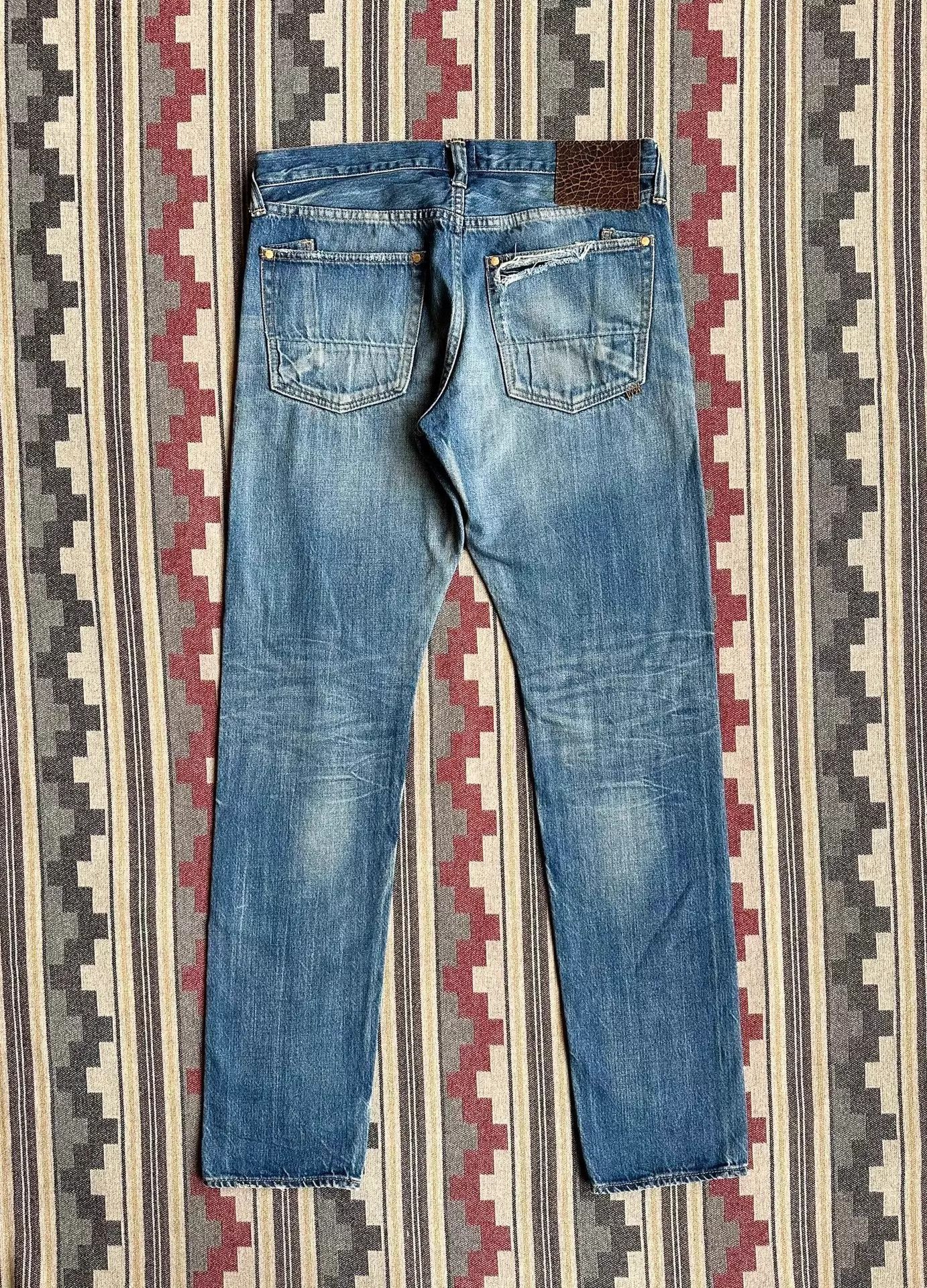 Prps Blue Distressed Denim Jeans Size 32 Size US 32 / EU 48 - 2 Thumbnail
