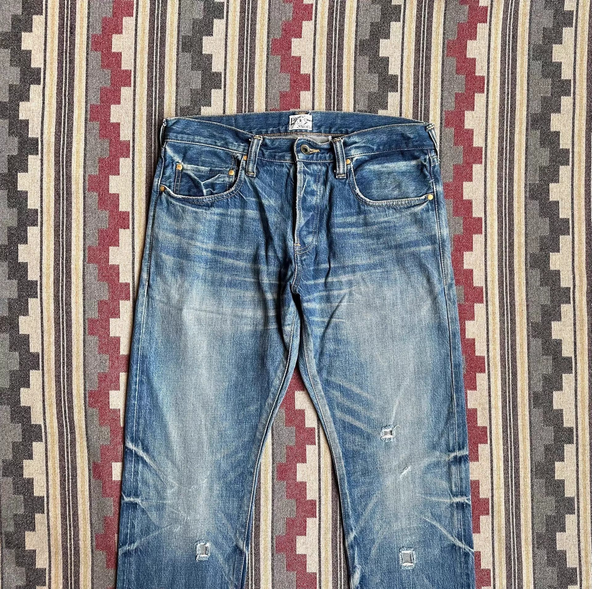 Prps Blue Distressed Denim Jeans Size 32 Size US 32 / EU 48 - 3 Thumbnail