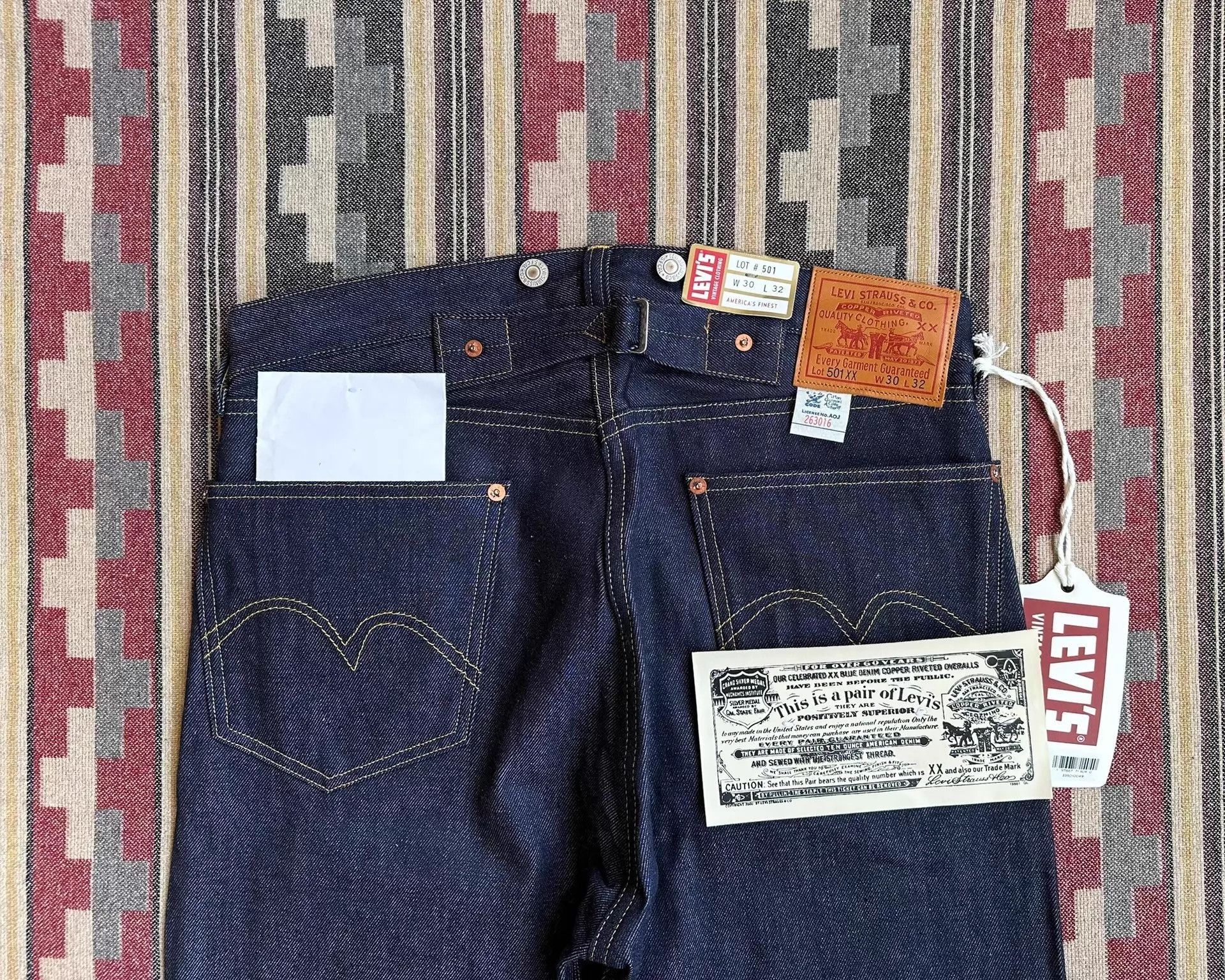 Levi's Blue Denim Jeans Size 30 Size US 30 / EU 46 - 6 Thumbnail