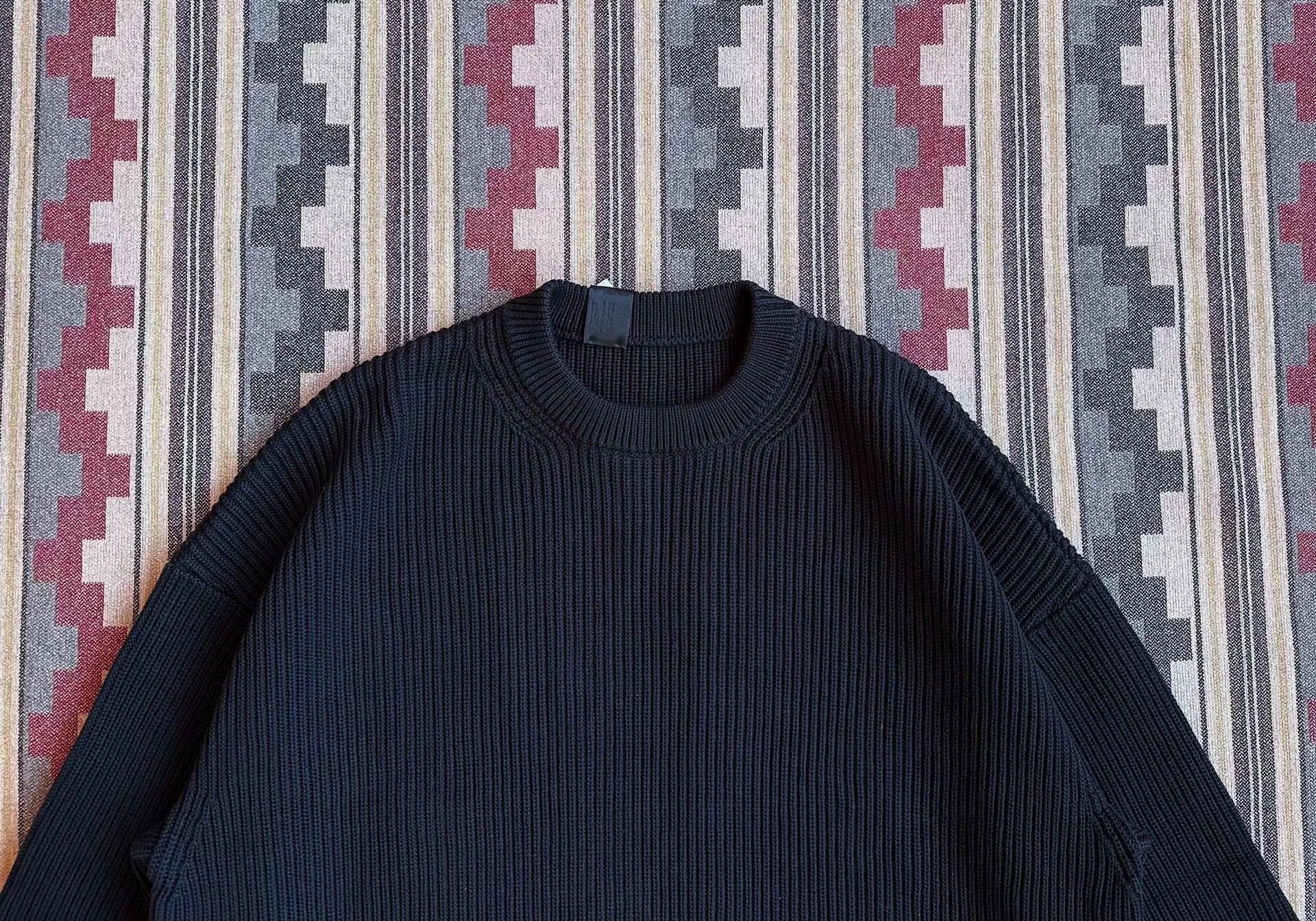 N.Hoolywood Ribbed Long Sleeve Oversized Sweater Size US XL / EU 56 / 4 - 3 Thumbnail
