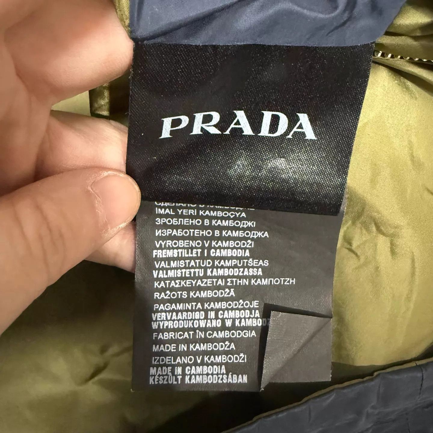 Prada Multi Color Lightweight Zip-Up Jacket Size L Size US L / EU 52-54 / 3 - 4 Thumbnail