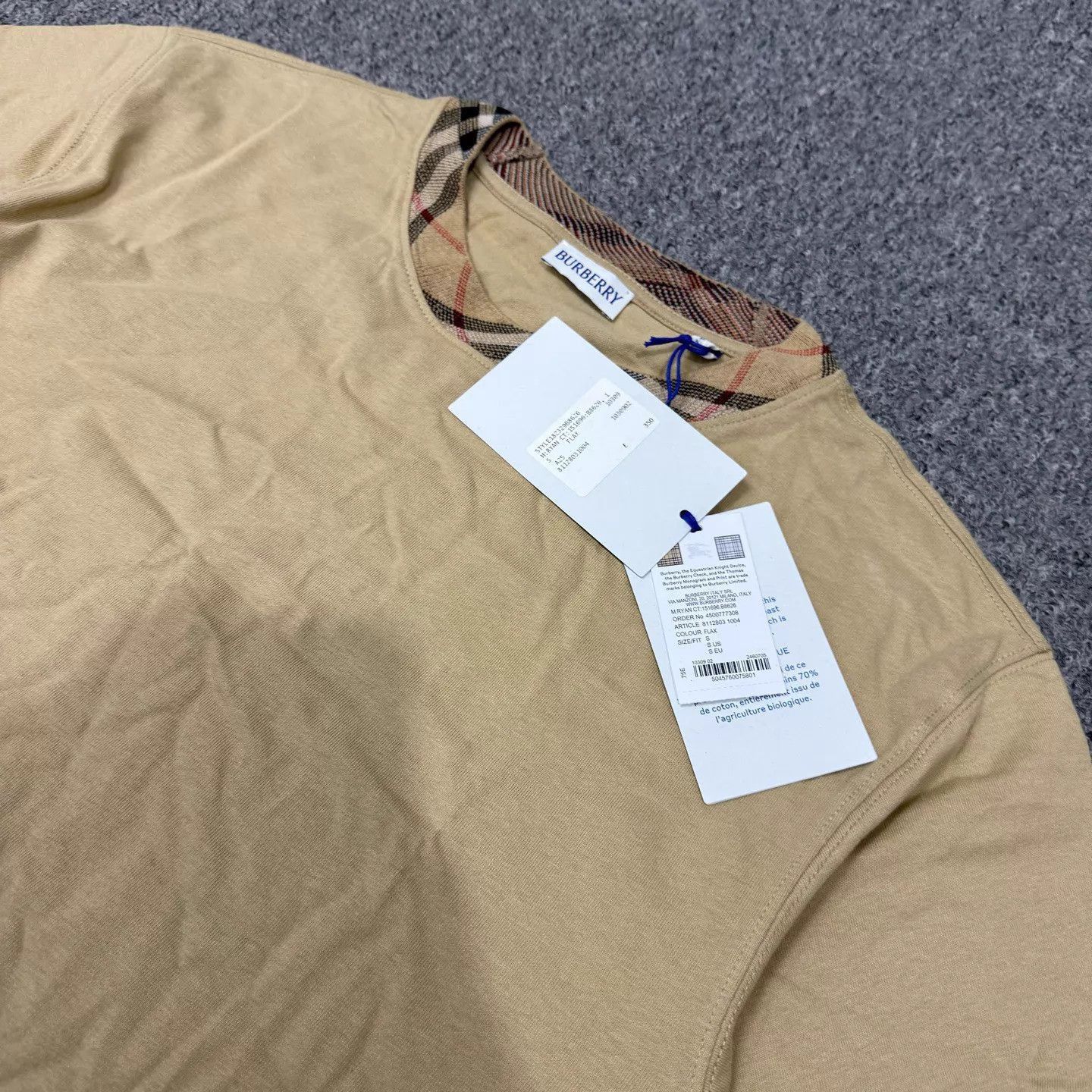 Burberry Beige Short-Sleeve Shirt Size S Size US S / EU 44-46 / 1 - 4 Thumbnail