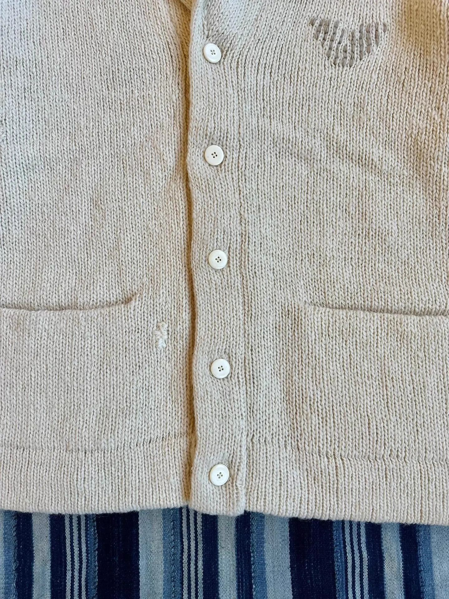 Visvim Beige Button-Up Cardigan with Pockets - XXL Size US XXL / EU 58 / 5 - 4 Thumbnail