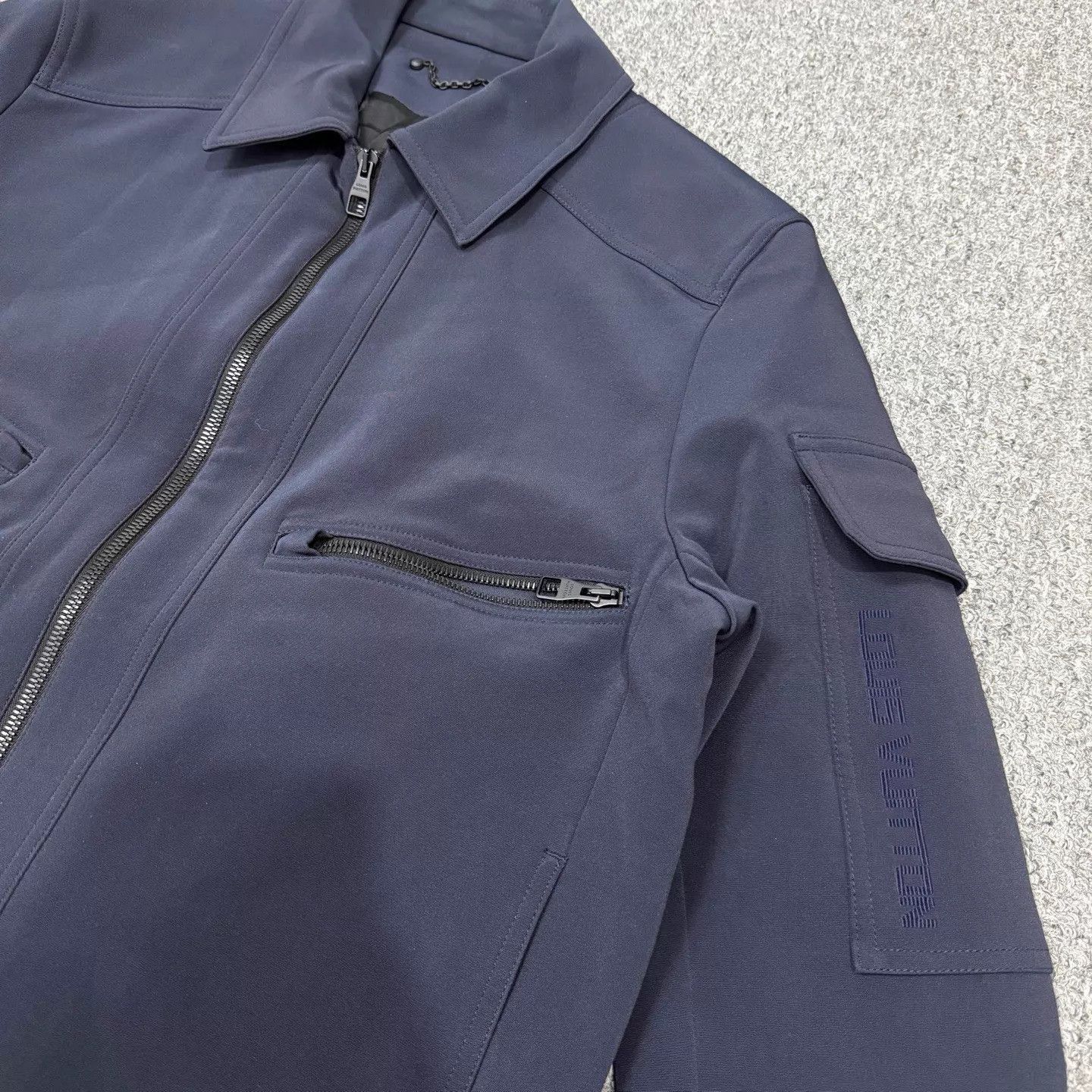 Louis Vuitton Blue Zip-Front Light Jacket with Pockets Size US M / EU 48-50 / 2 - 3 Thumbnail