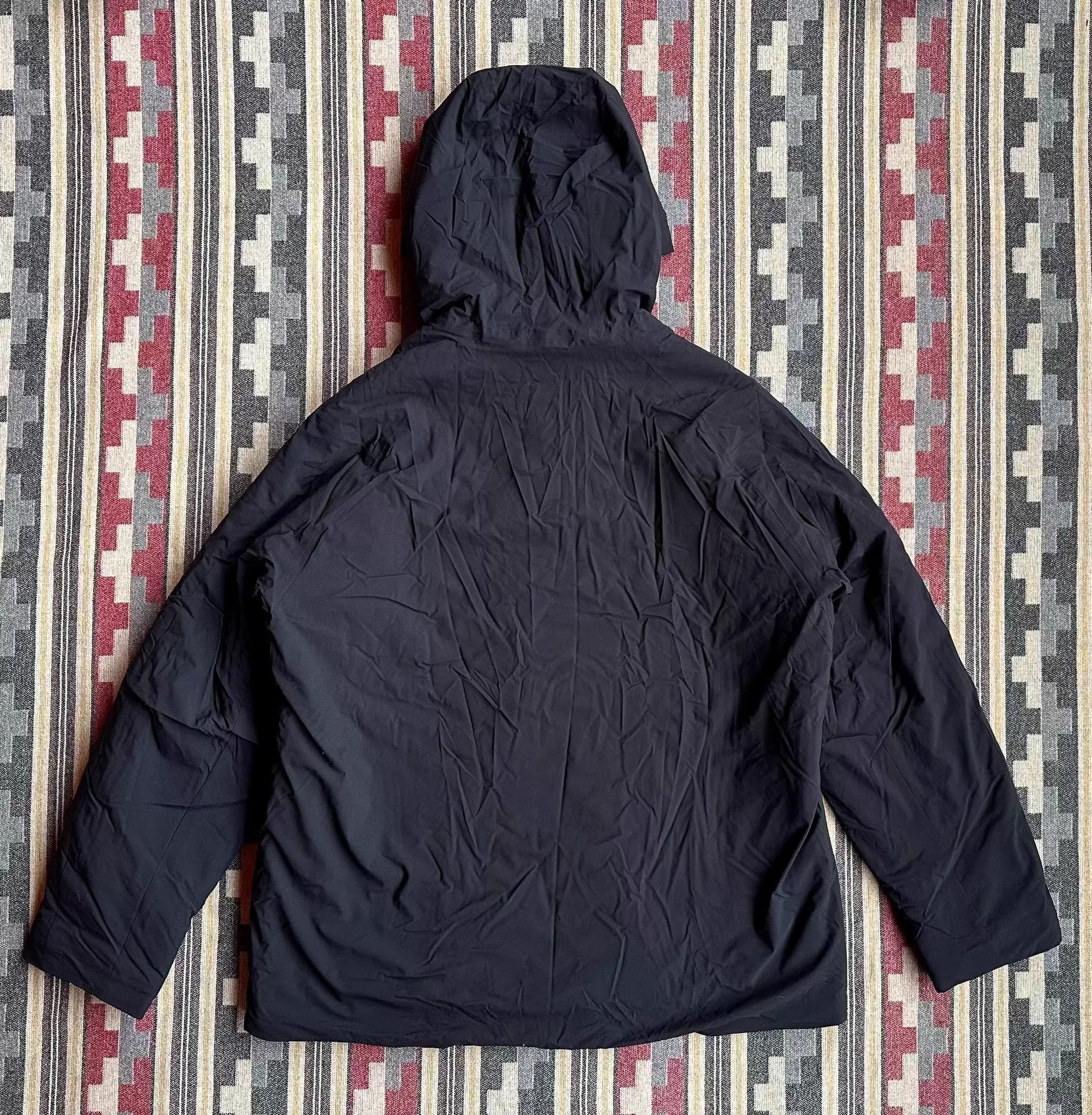 Snow Peak Black Hooded Jacket with Zip Closure Size US L / EU 52-54 / 3 - 2 Thumbnail