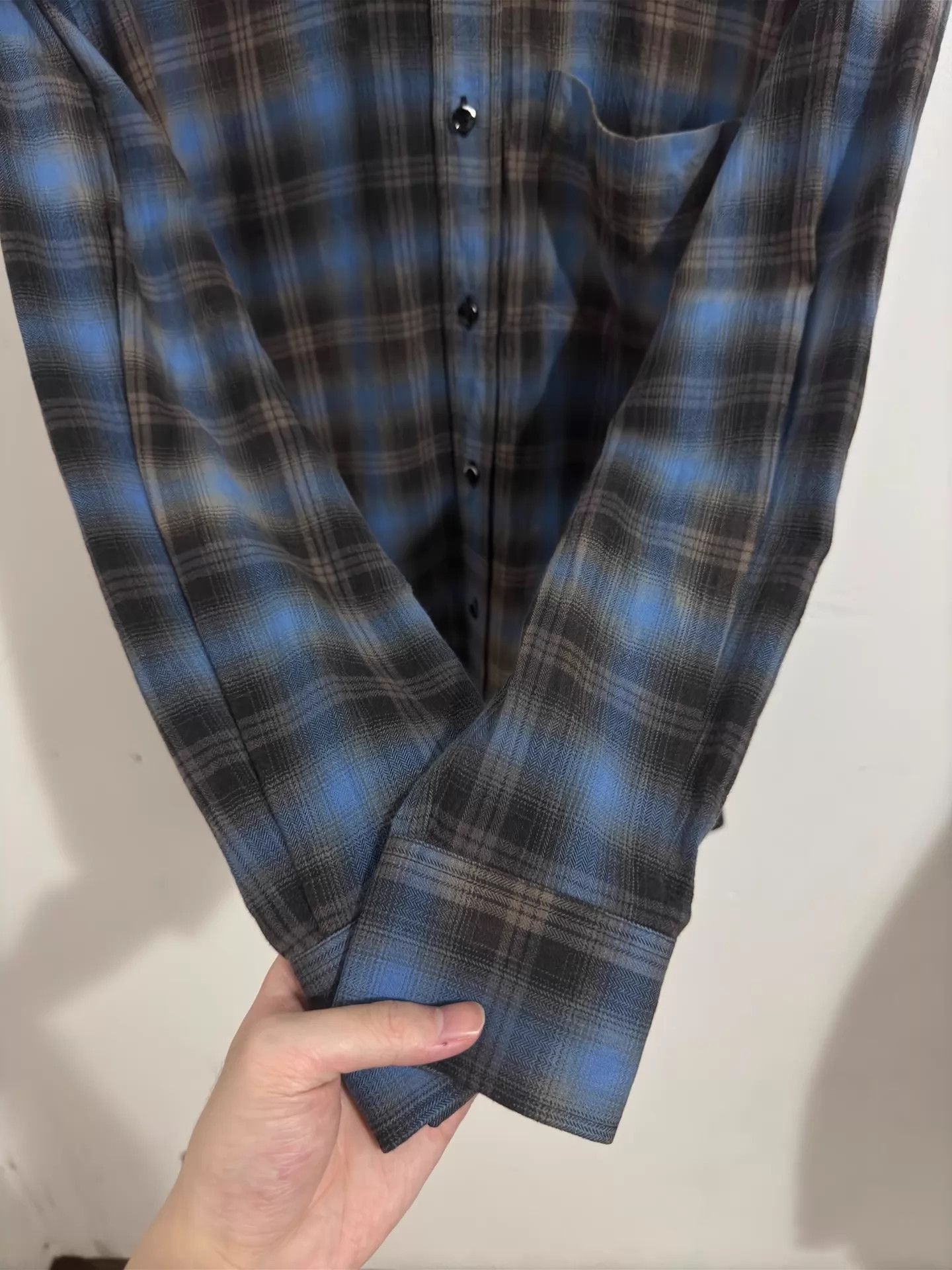 Saint Laurent Paris Plaid Long-Sleeve Button-Up Shirt Size US S / EU 44-46 / 1 - 4 Thumbnail