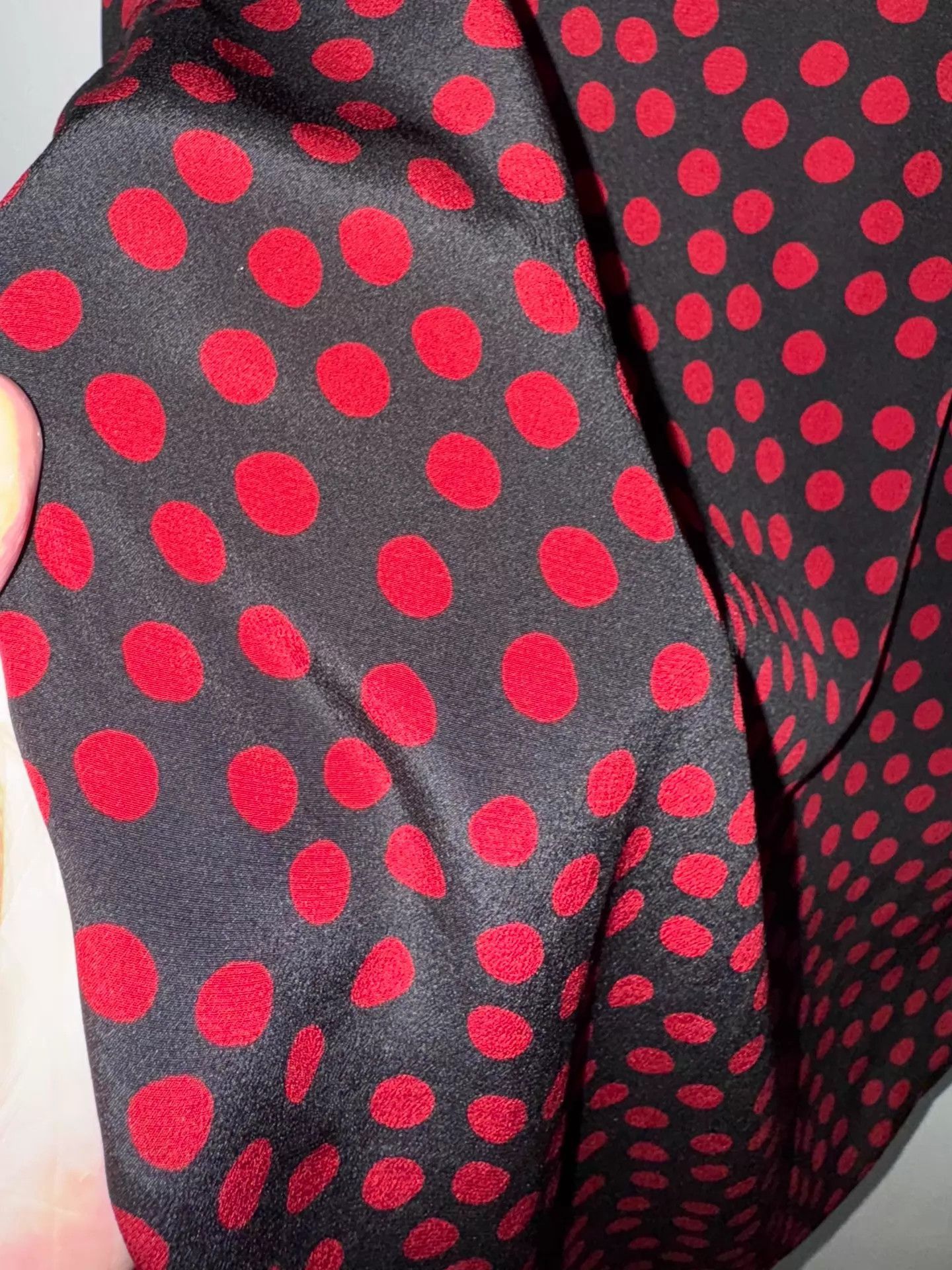 Saint Laurent Paris Short Sleeve Polka Dot Polo Shirt Multi XS Size US XS / EU 42 / 0 - 5 Thumbnail
