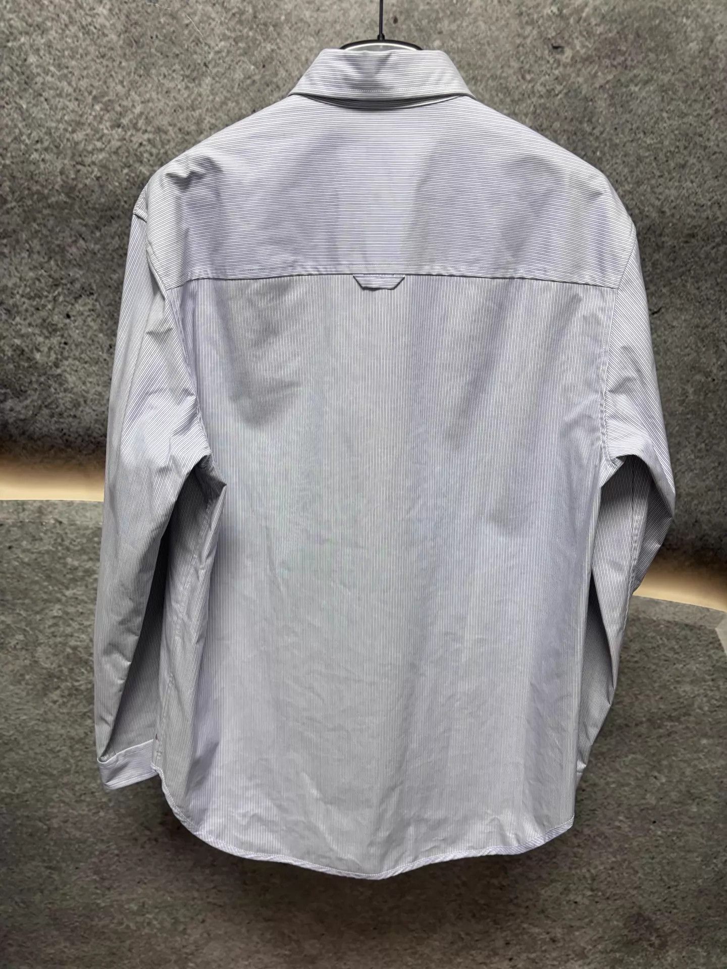 Valentino Blue Striped Long Sleeve Button-Up Shirt Size US M / EU 48-50 / 2 - 2 Thumbnail