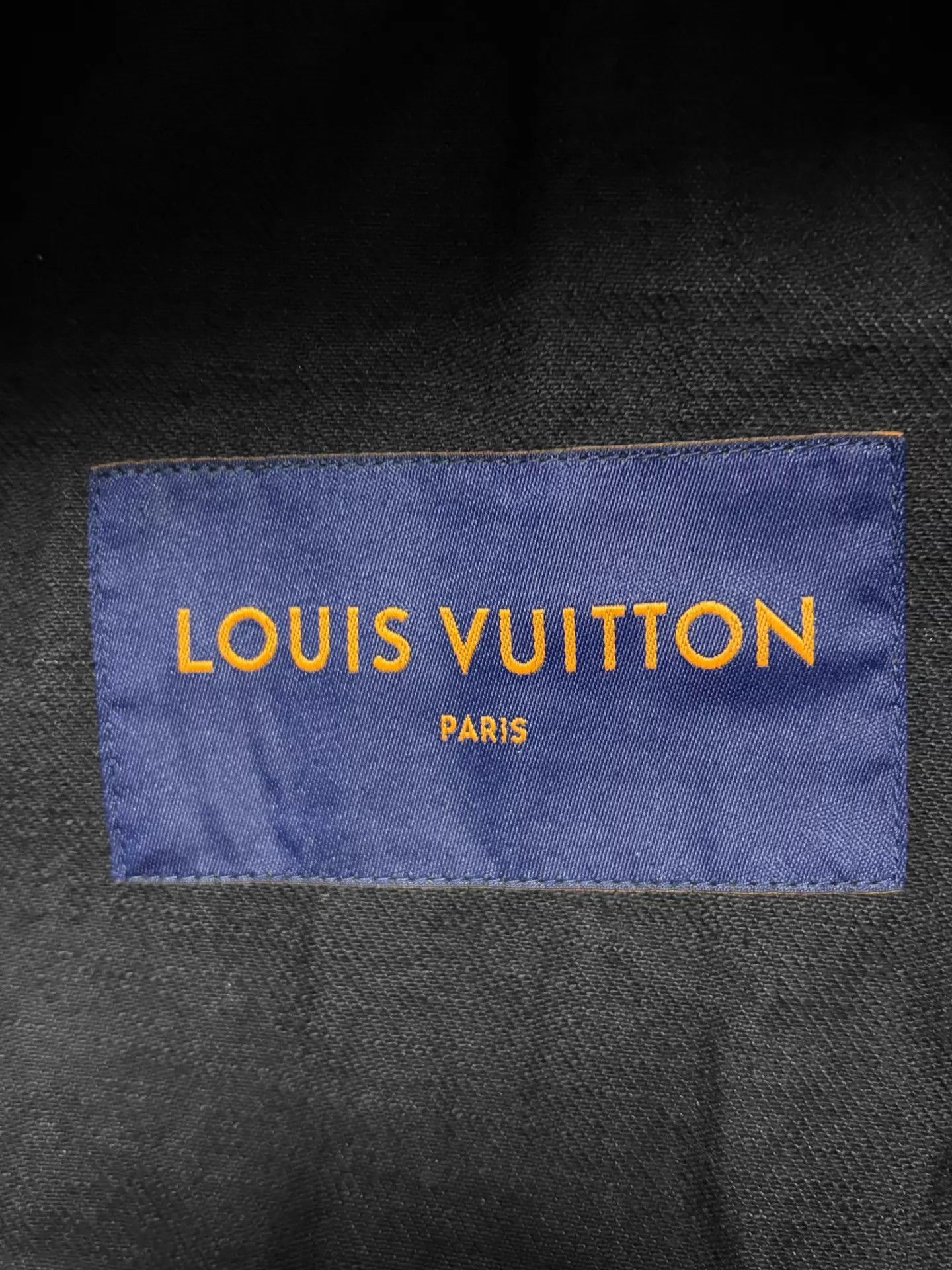 Louis Vuitton Black Denim Jacket with Button Front and Pockets Size US S / EU 44-46 / 1 - 3 Thumbnail