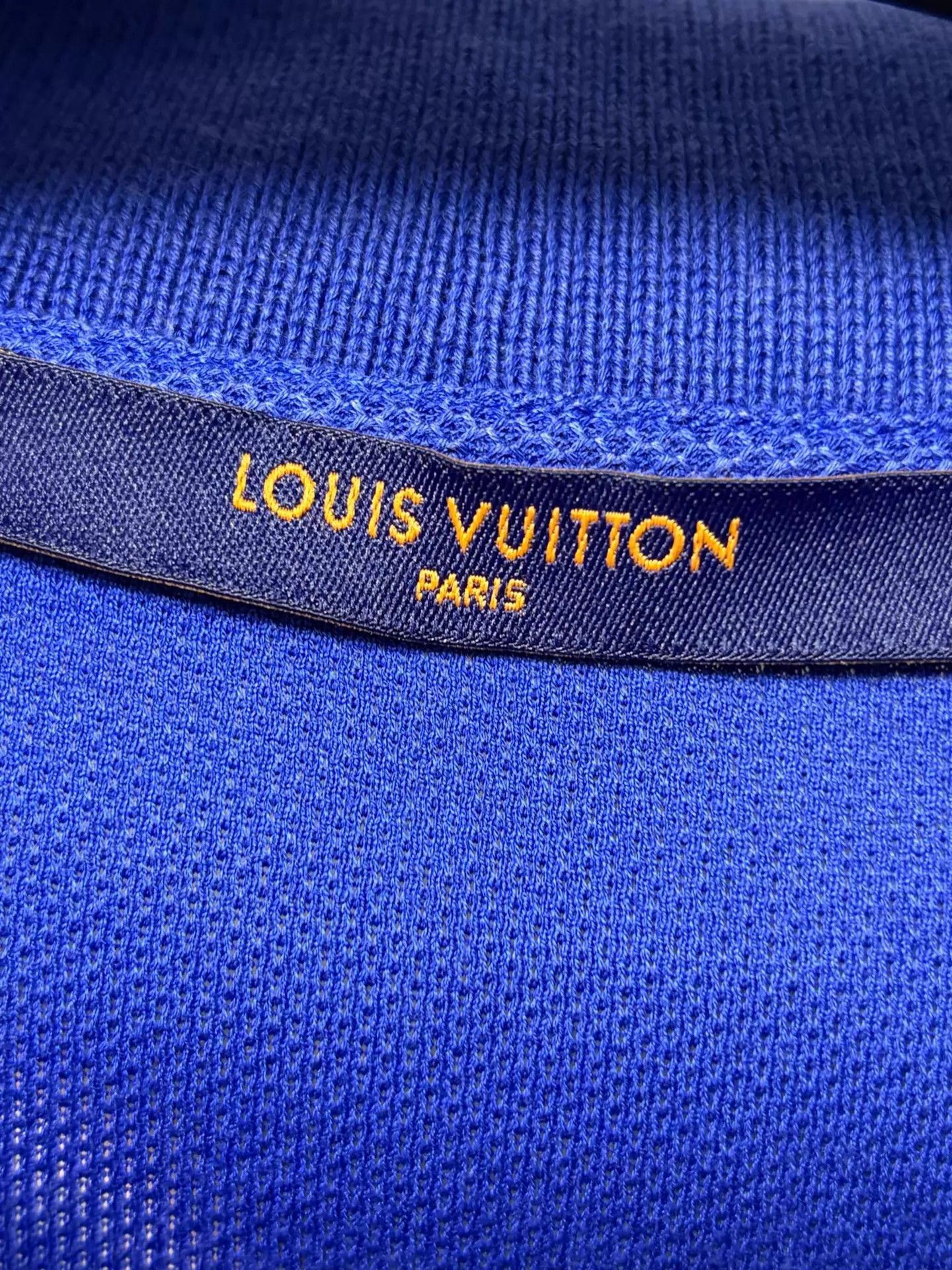 Louis Vuitton Blue Short Sleeve Polo Shirt XL Size US XL / EU 56 / 4 - 3 Thumbnail