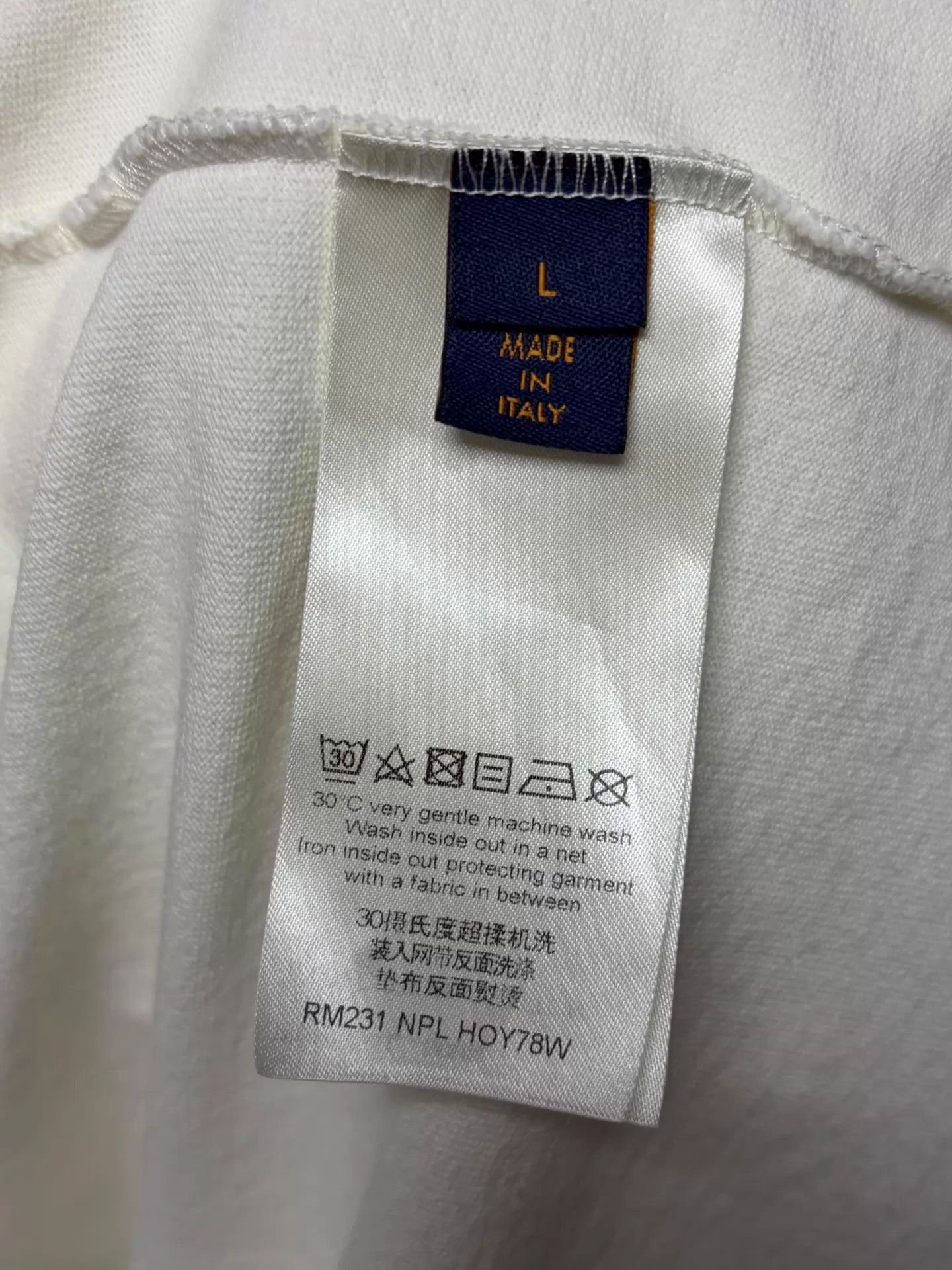 Louis Vuitton White Short Sleeve Graphic T-Shirt Size US L / EU 52-54 / 3 - 4 Thumbnail