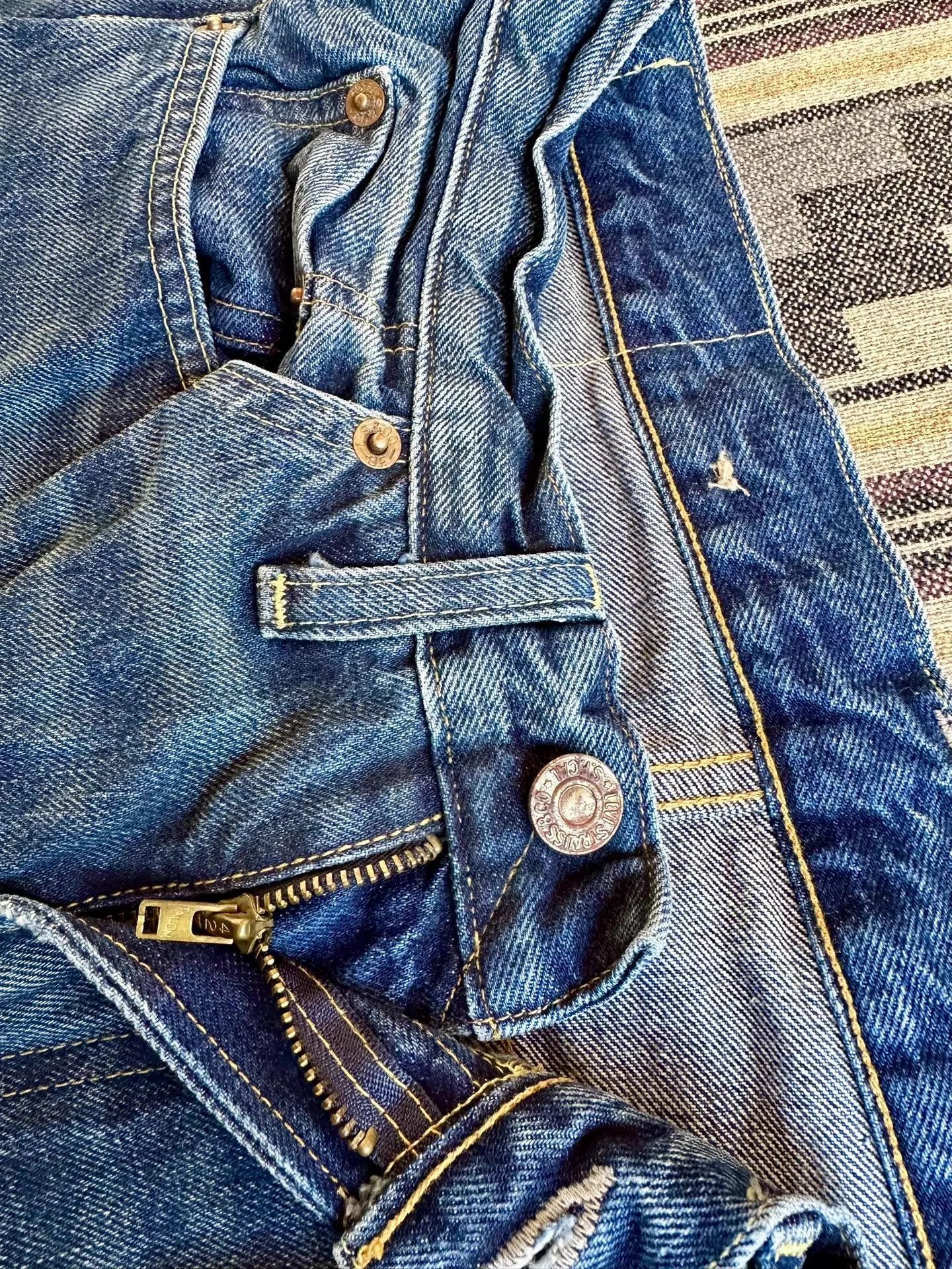 Levi's Blue Denim Pants Size 30 Size US 30 / EU 46 - 3 Thumbnail