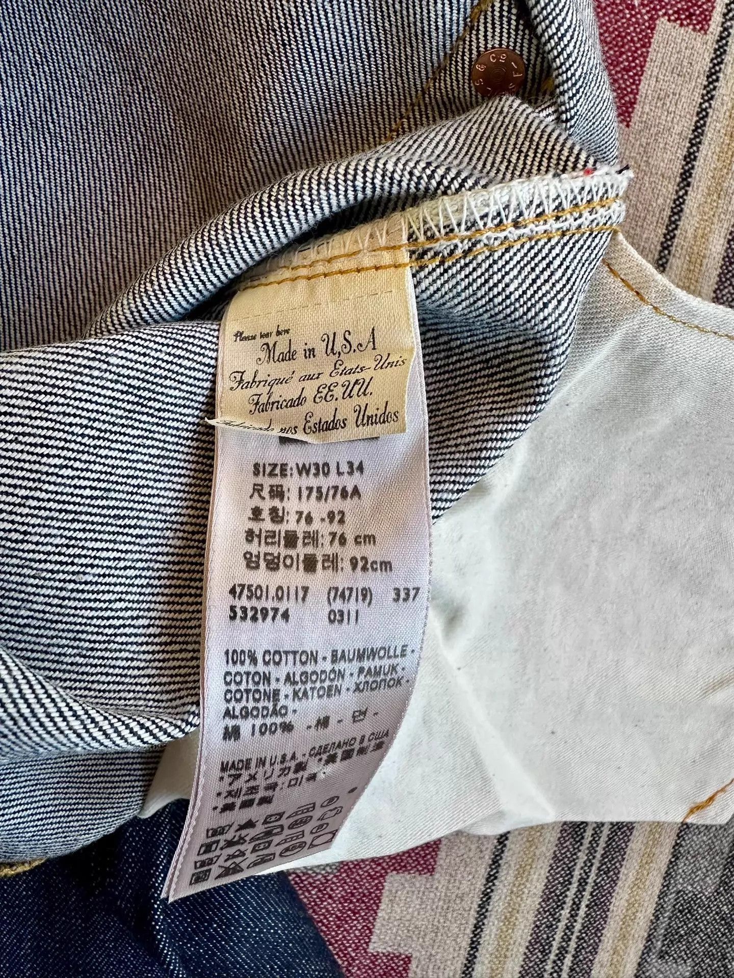 Levi's Blue Denim Jeans - Size 30 Size US 30 / EU 46 - 7 Thumbnail