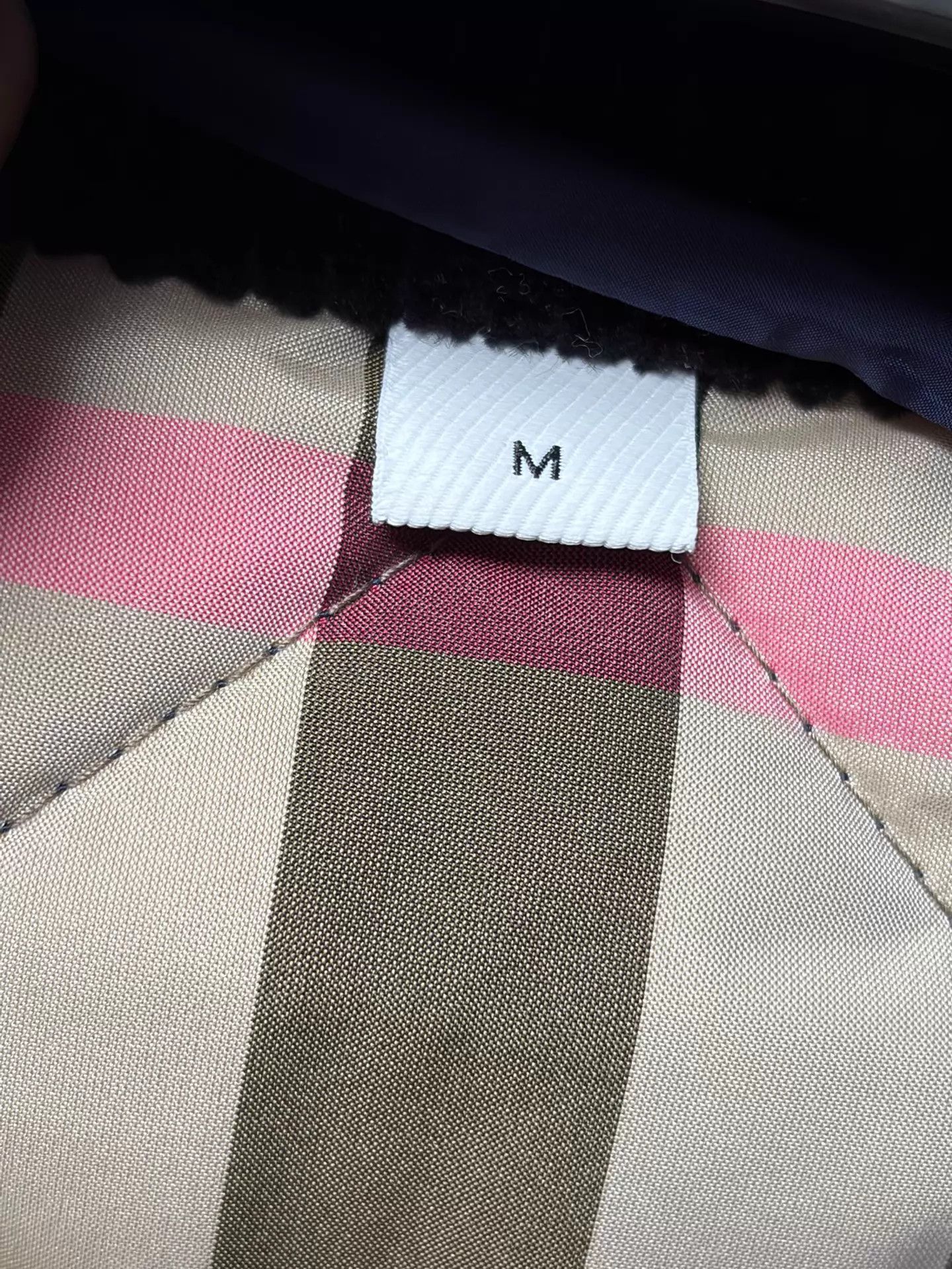 Burberry Blue Quilted Jacket with Corduroy Collar Size US M / EU 48-50 / 2 - 3 Thumbnail