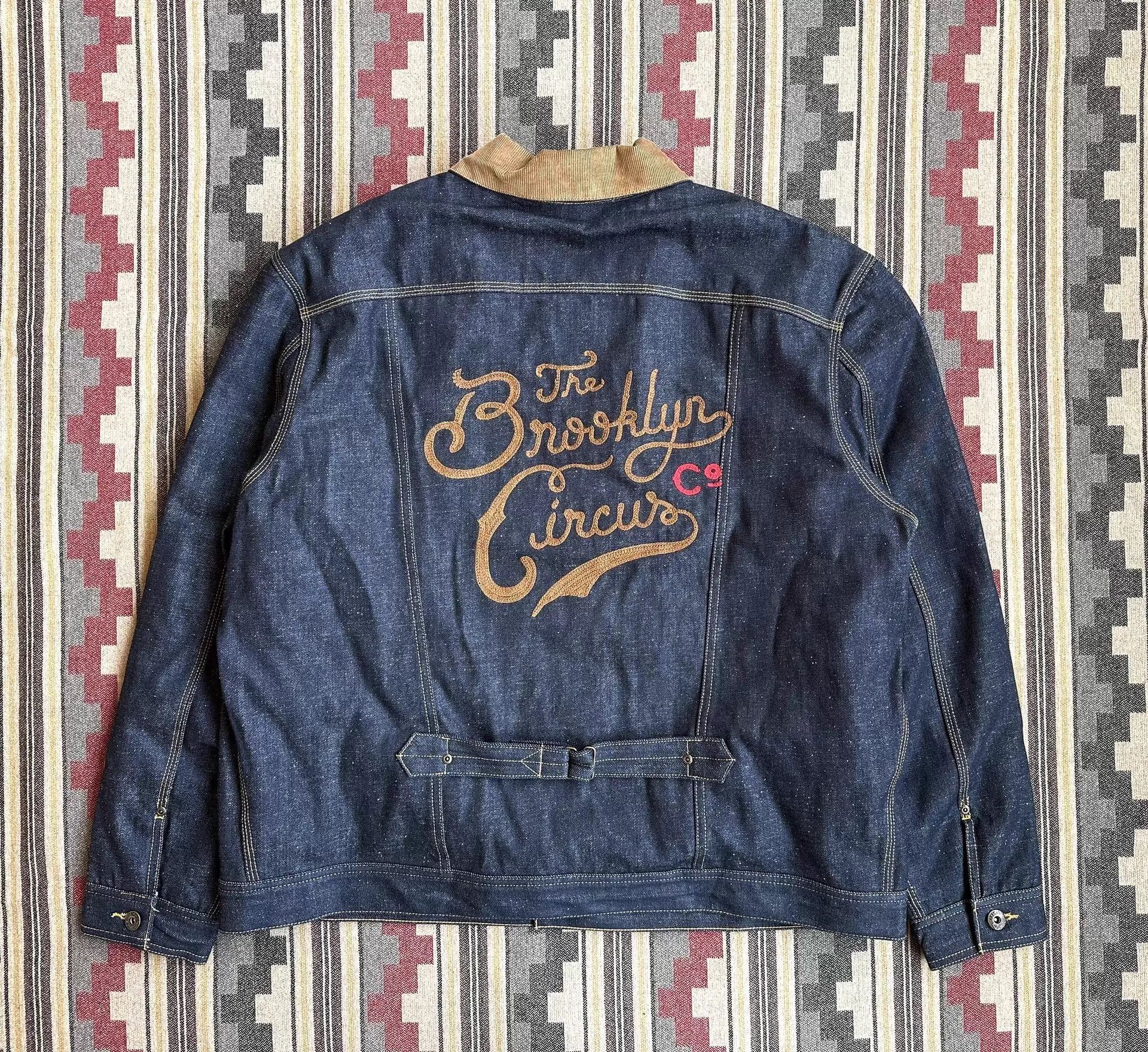 Lee Blue Denim Jacket with Corduroy Collar - XXL Size US XXL / EU 58 / 5 - 2 Thumbnail
