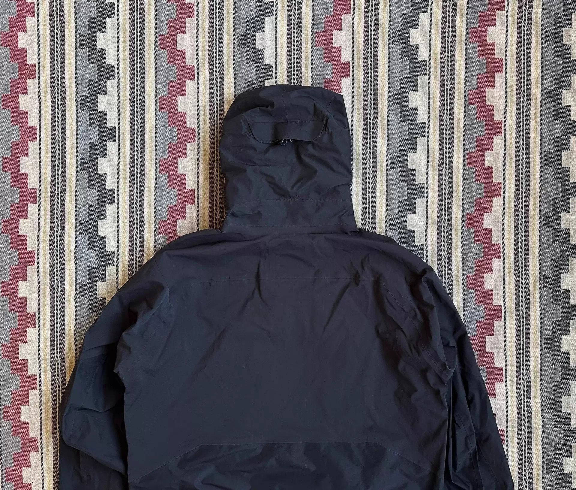 Burton Black Hooded Raincoat with Zip Pockets Size US S / EU 44-46 / 1 - 6 Thumbnail