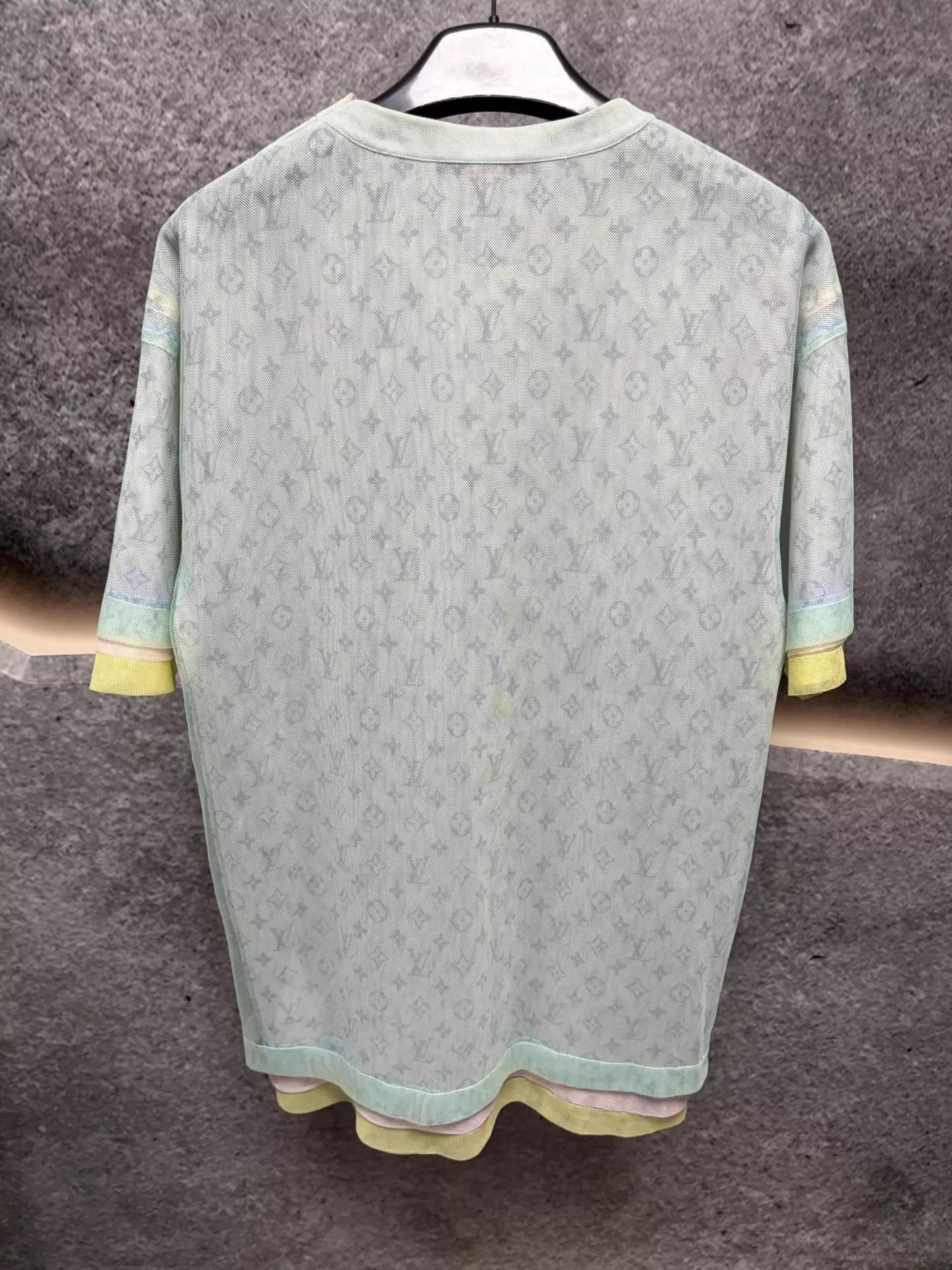 Louis Vuitton Multi Pattern Short Sleeve Mesh Shirt S Size US S / EU 44-46 / 1 - 2 Thumbnail