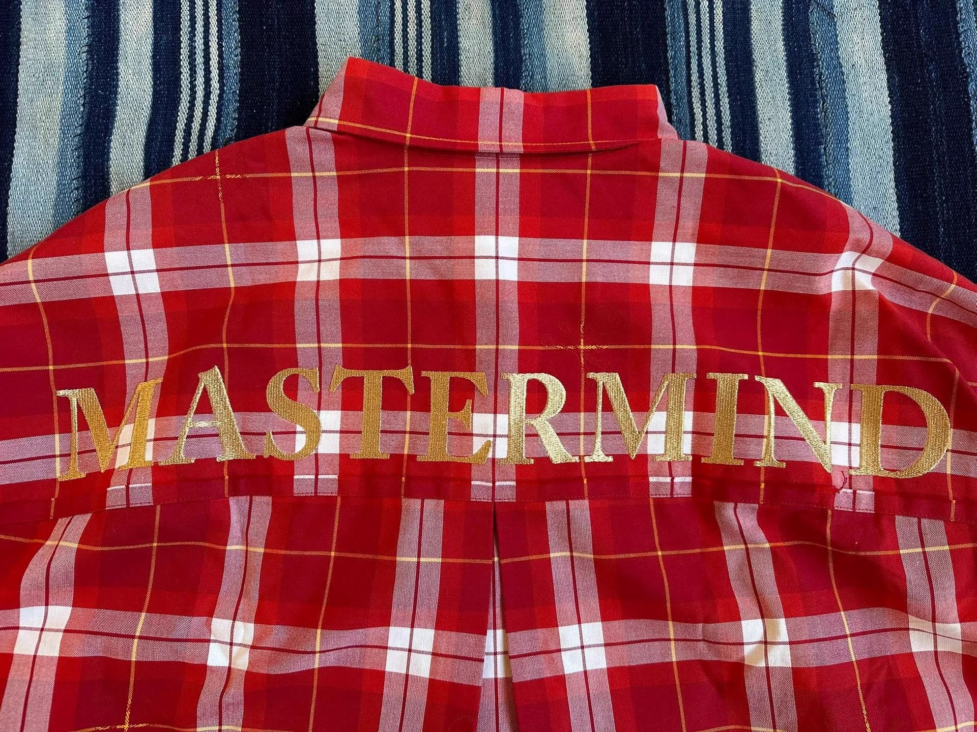 Mastermind Japan Red Plaid Long Sleeve Button-Up Shirt Size US L / EU 52-54 / 3 - 4 Thumbnail
