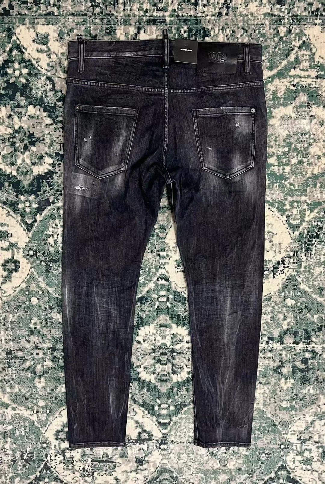 Dsquared2 Black Distressed Denim Jeans Size 34 Size US 34 / EU 50 - 2 Thumbnail