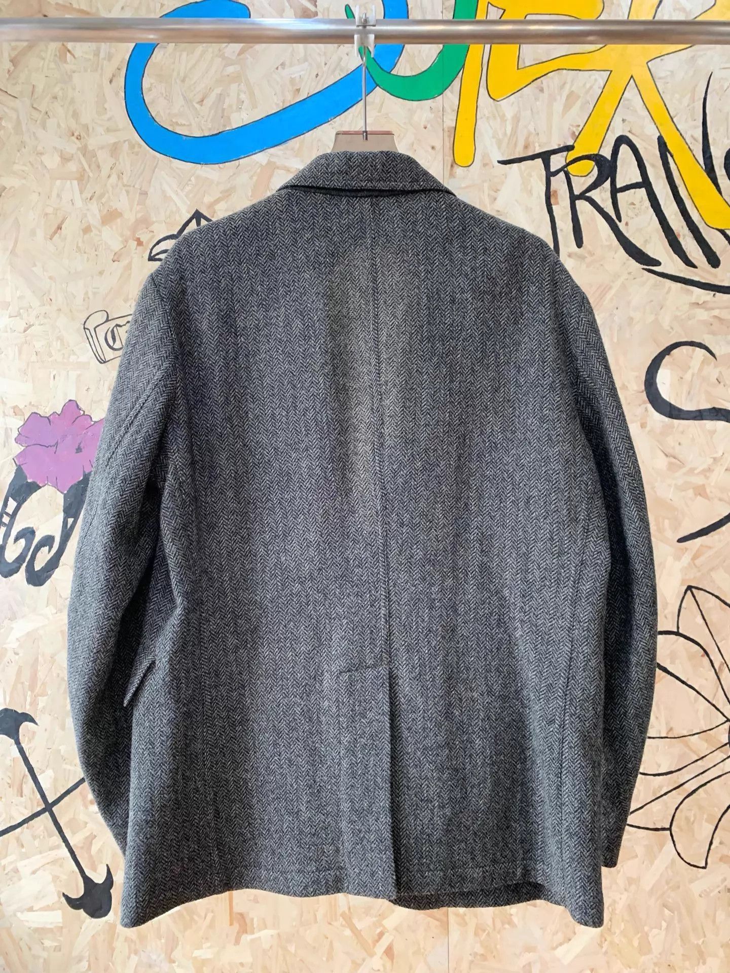 Ralph Lauren Gray Herringbone Blazer - XL Size US XL / EU 56 / 4 - 6 Thumbnail
