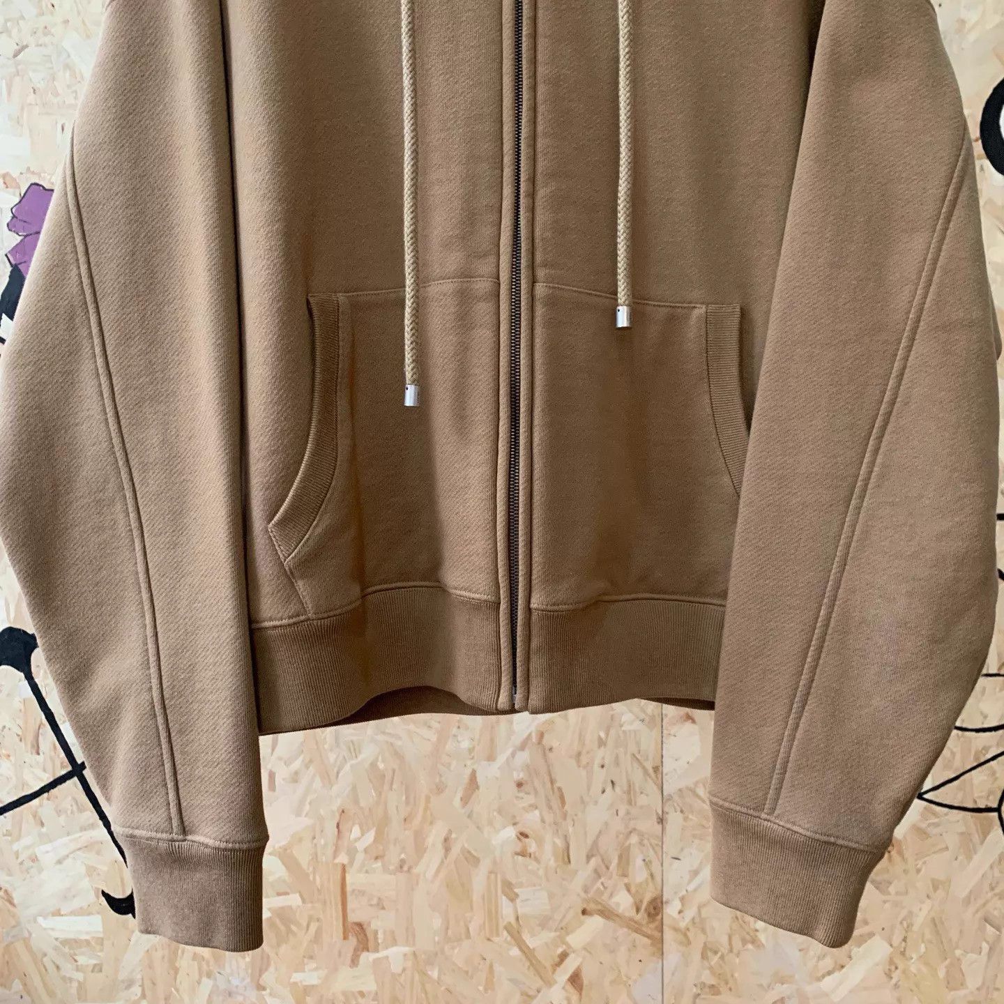 Loewe Beige Zip-Up Hoodie - XL Size US XL / EU 56 / 4 - 5 Thumbnail