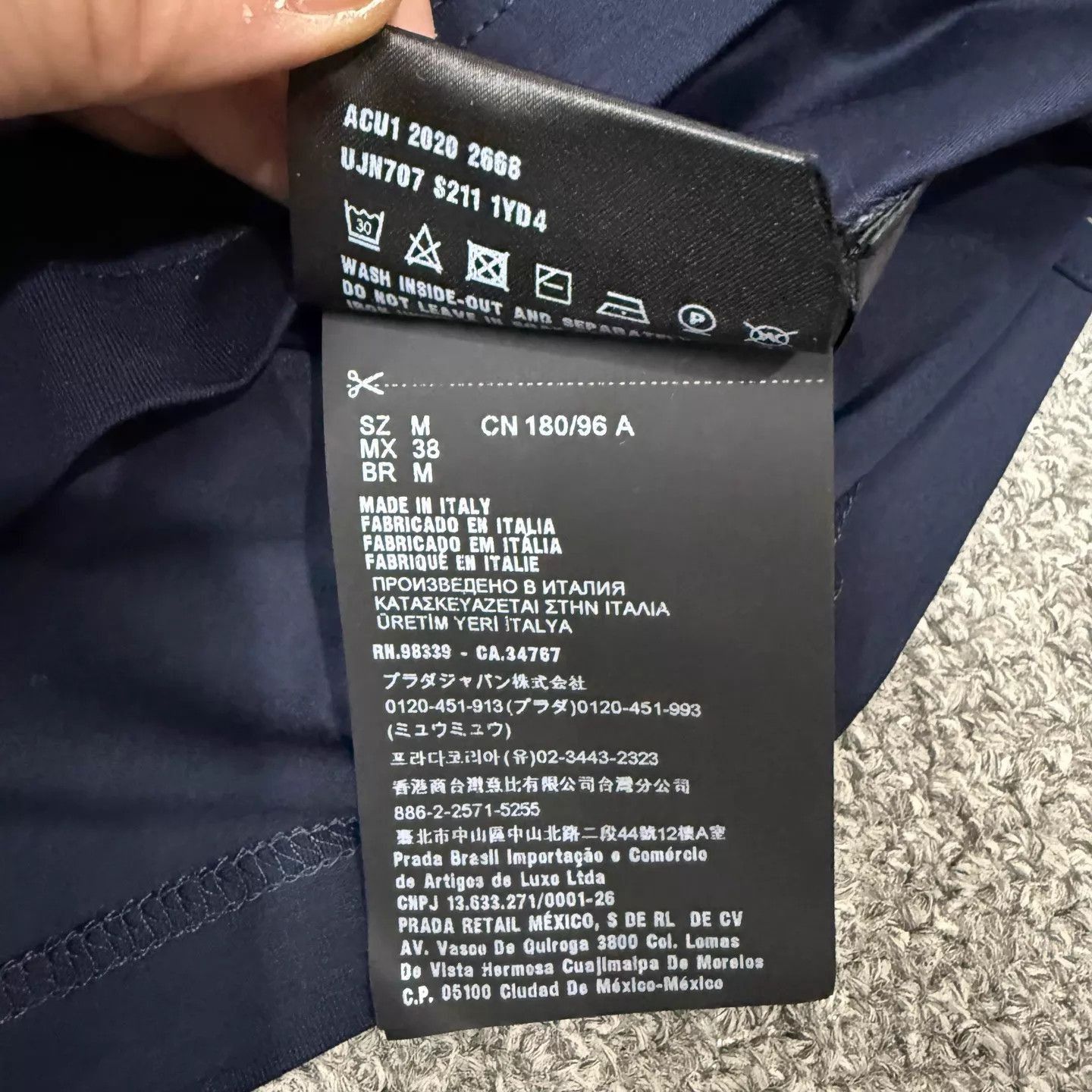Prada Blue Short-Sleeve Polo Shirt Size US M / EU 48-50 / 2 - 5 Thumbnail