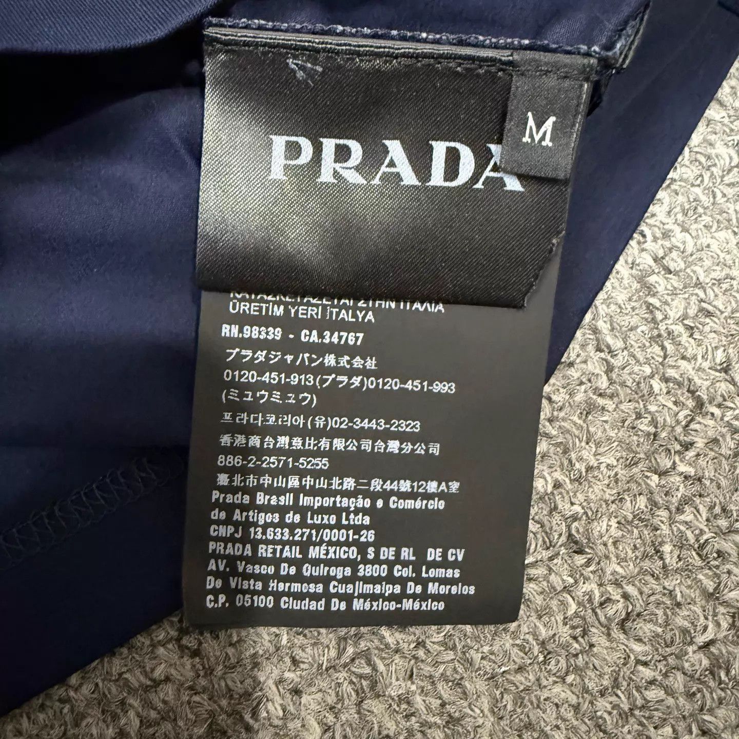 Prada Blue Short-Sleeve Polo Shirt Size US M / EU 48-50 / 2 - 4 Thumbnail