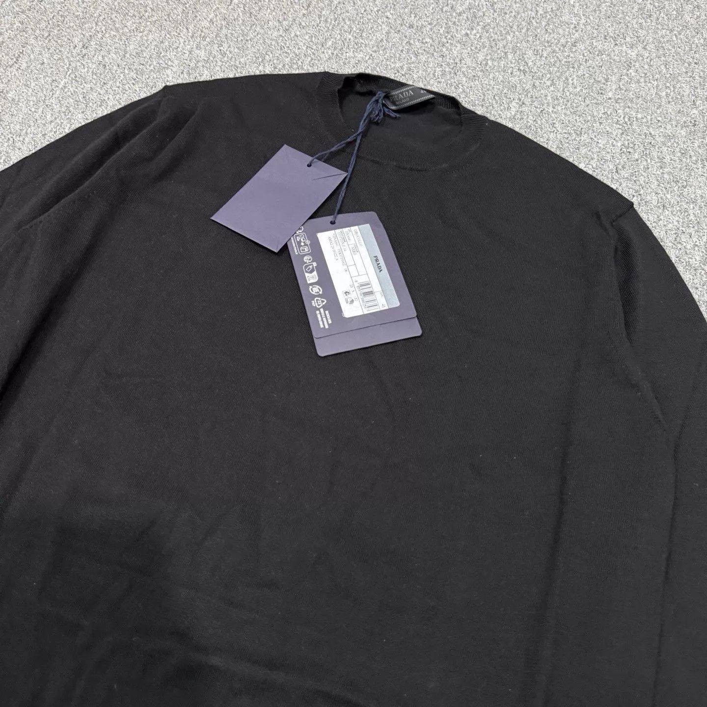Prada Black Long-Sleeve Knit Sweater Size US S / EU 44-46 / 1 - 4 Thumbnail