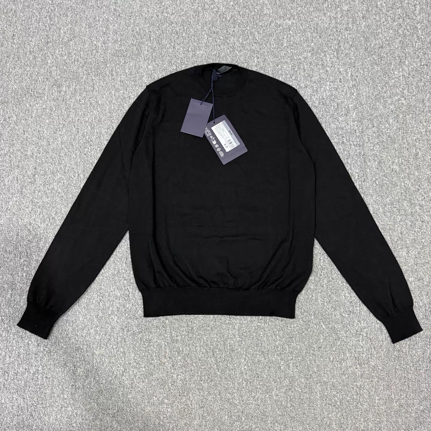 Prada Black Long-Sleeve Knit Sweater Size US S / EU 44-46 / 1 - 2 Thumbnail