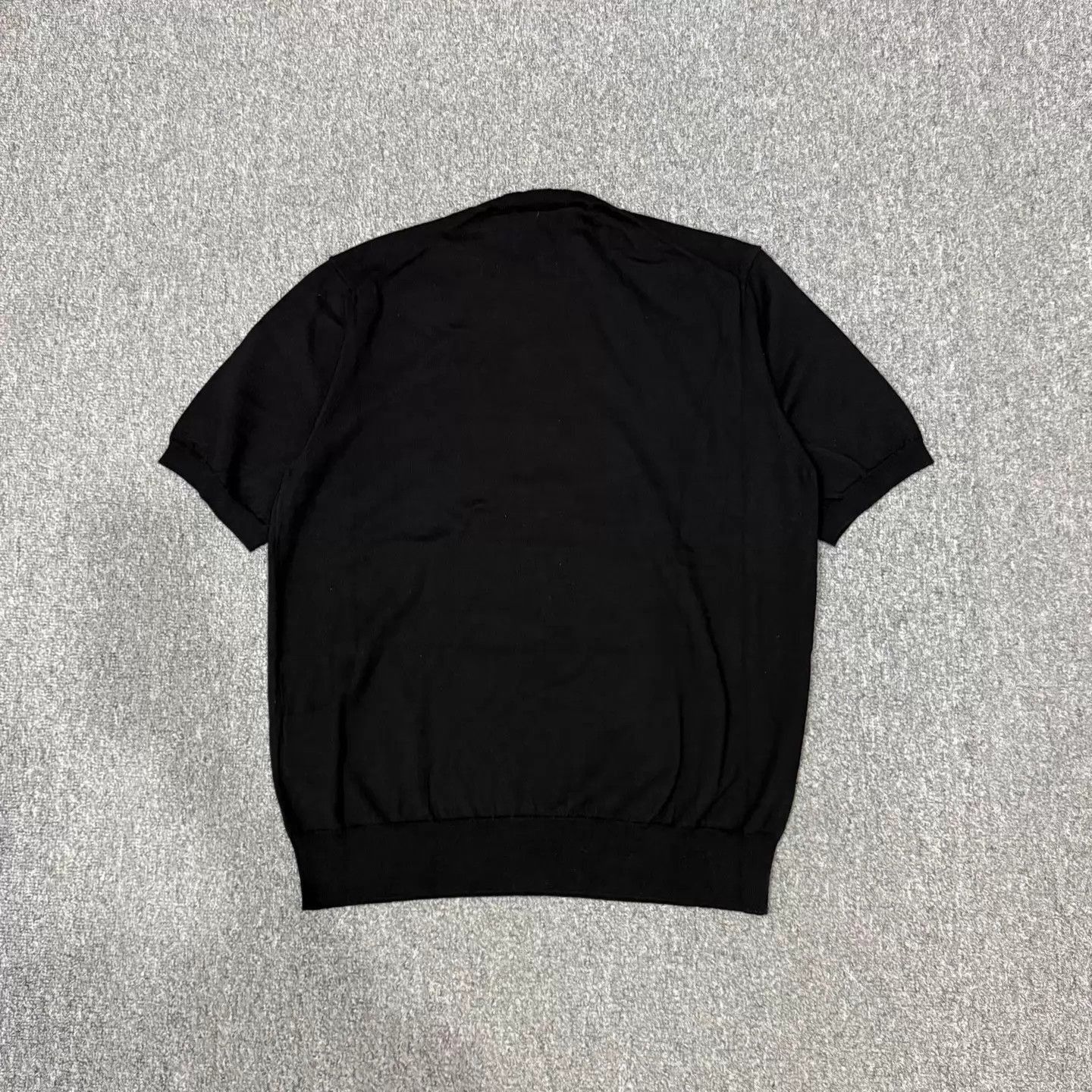 Prada Black Short-Sleeve Crewneck Shirt Size US S / EU 44-46 / 1 - 3 Thumbnail