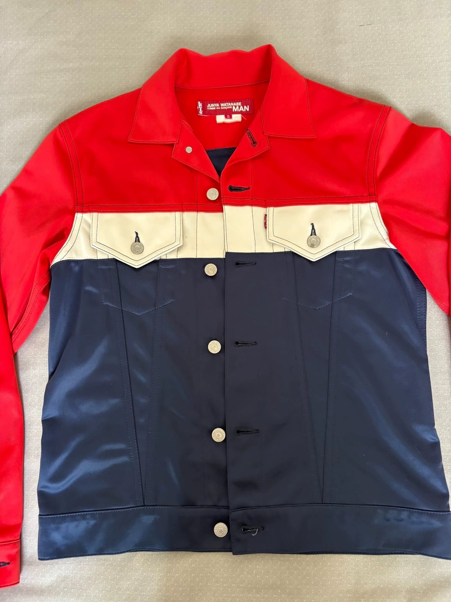 Junya Watanabe Multi-Color Button-Front Leather Jacket Size US S / EU 44-46 / 1 - 6 Thumbnail
