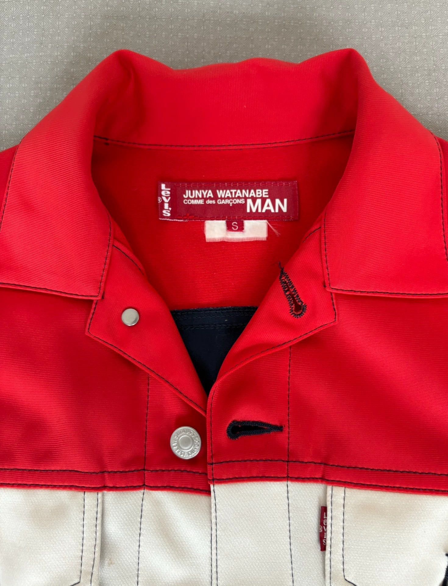 Junya Watanabe Multi-Color Button-Front Leather Jacket Size US S / EU 44-46 / 1 - 5 Thumbnail