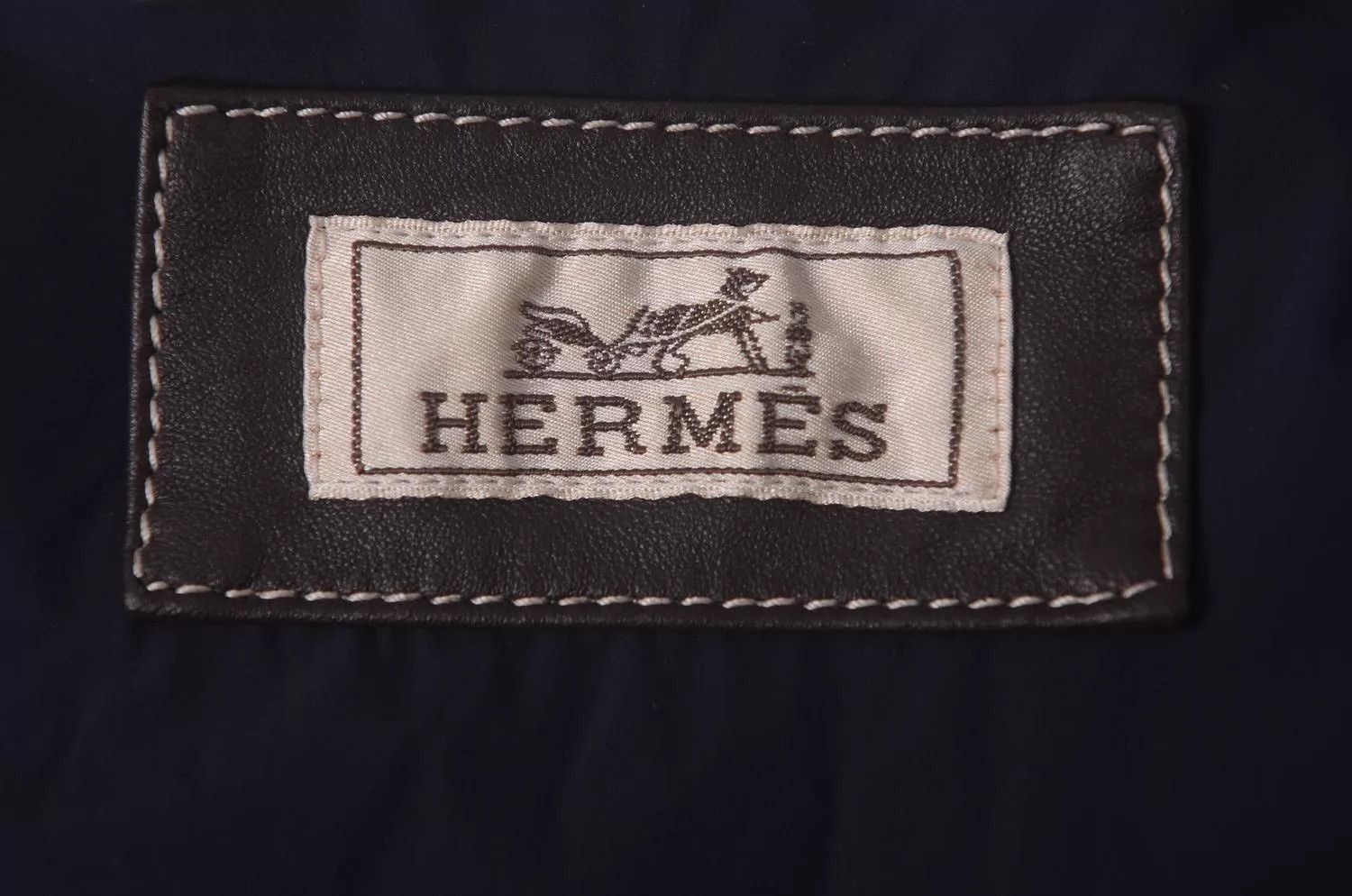 Hermes Black Zip-Front Bomber Jacket Size US M / EU 48-50 / 2 - 6 Thumbnail