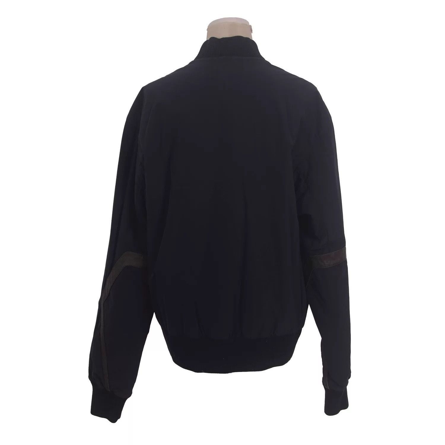 Hermes Black Zip-Front Bomber Jacket Size US M / EU 48-50 / 2 - 5 Thumbnail