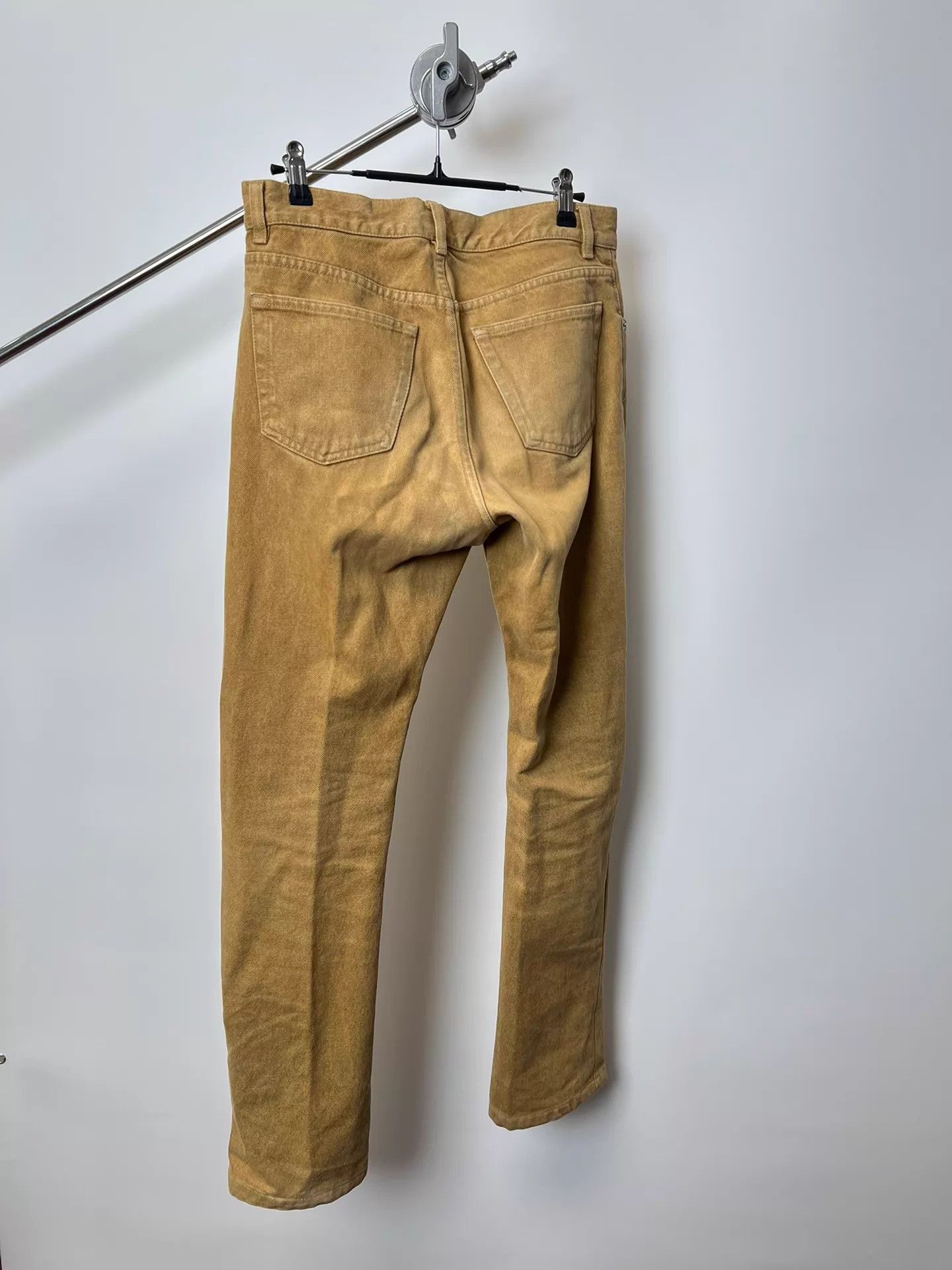 Helmut Lang Beige Denim Pants Size 30 Size US 30 / EU 46 - 5 Thumbnail