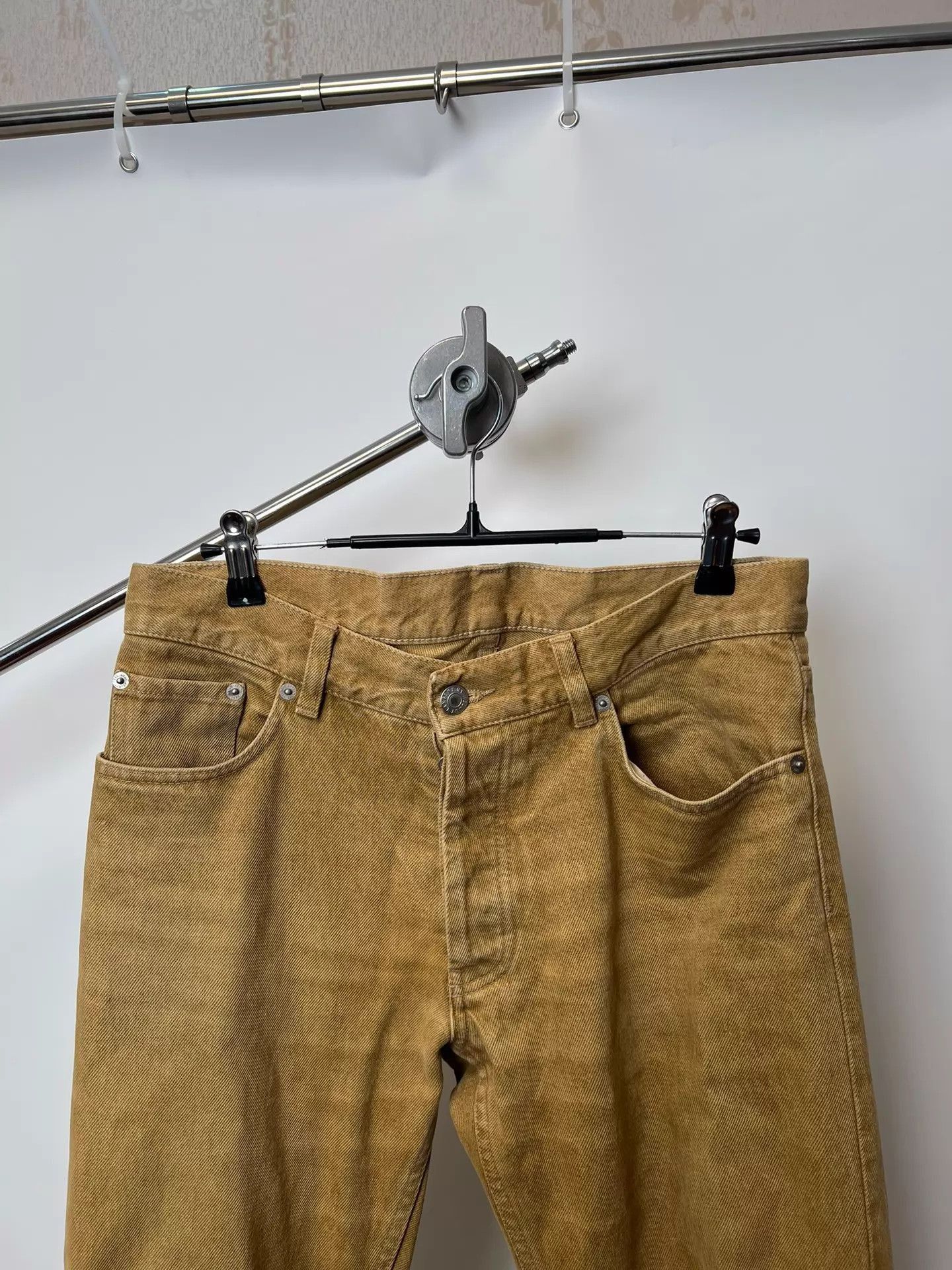 Helmut Lang Beige Denim Pants Size 30 Size US 30 / EU 46 - 3 Thumbnail