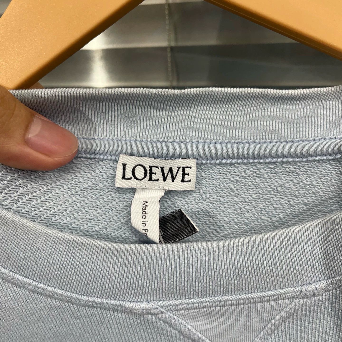Loewe Blue Embroidered Long Sleeve Sweatshirt Size US M / EU 48-50 / 2 - 3 Thumbnail