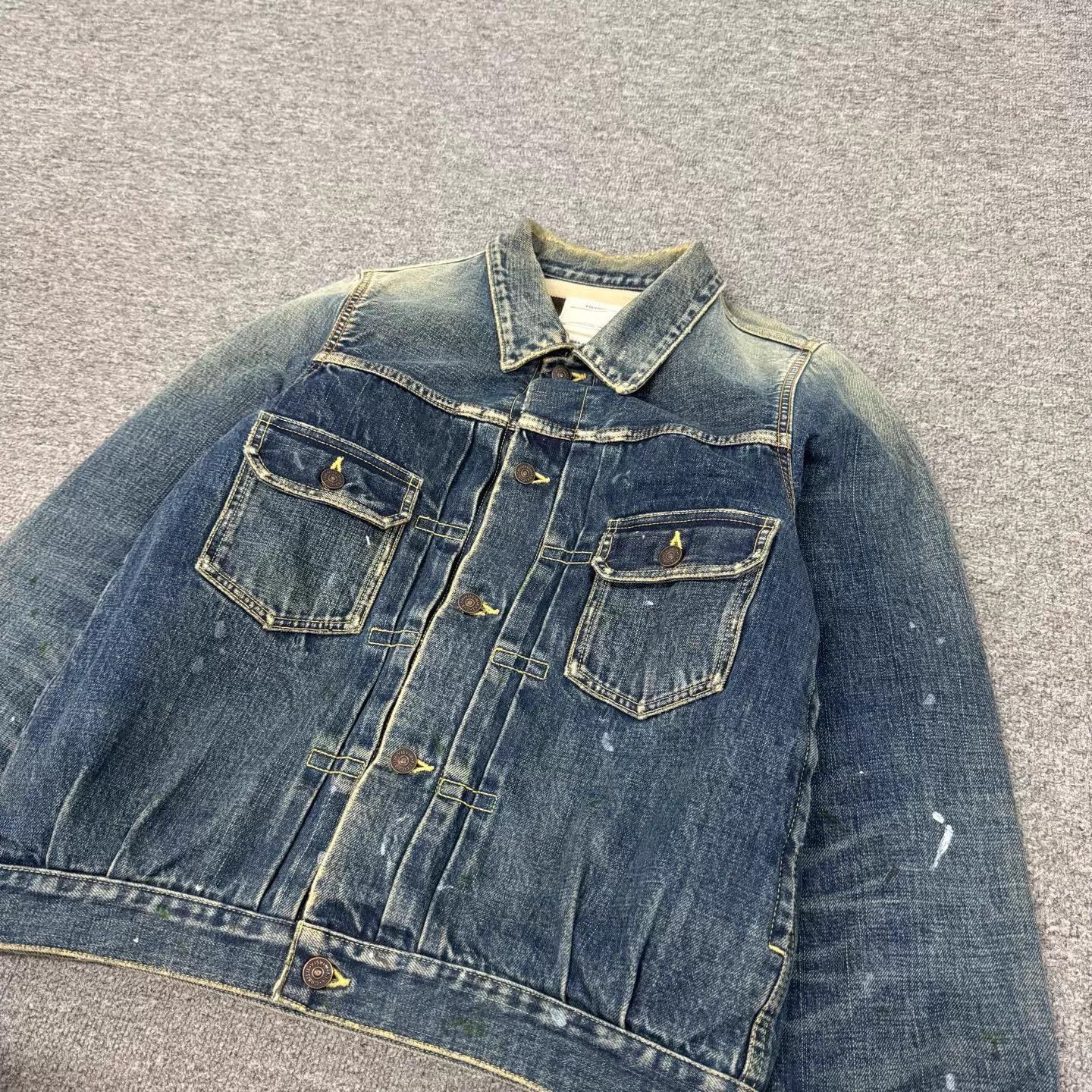 Visvim Blue Denim Jacket - Size S Size US S / EU 44-46 / 1 - 3 Thumbnail