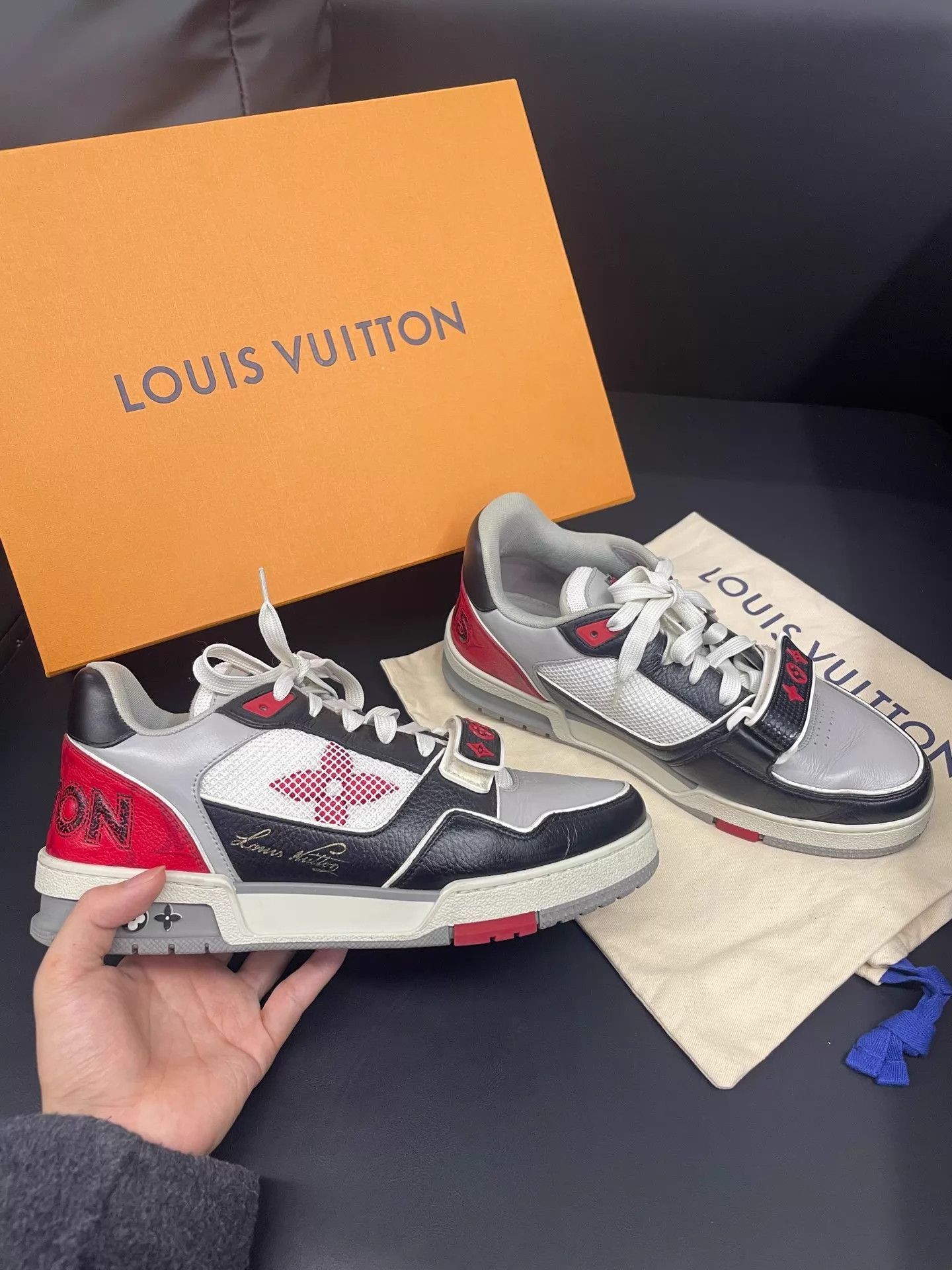 Louis Vuitton Multi Color Low Top Sneakers Size 7 Size US 7 / EU 40 - 4 Thumbnail