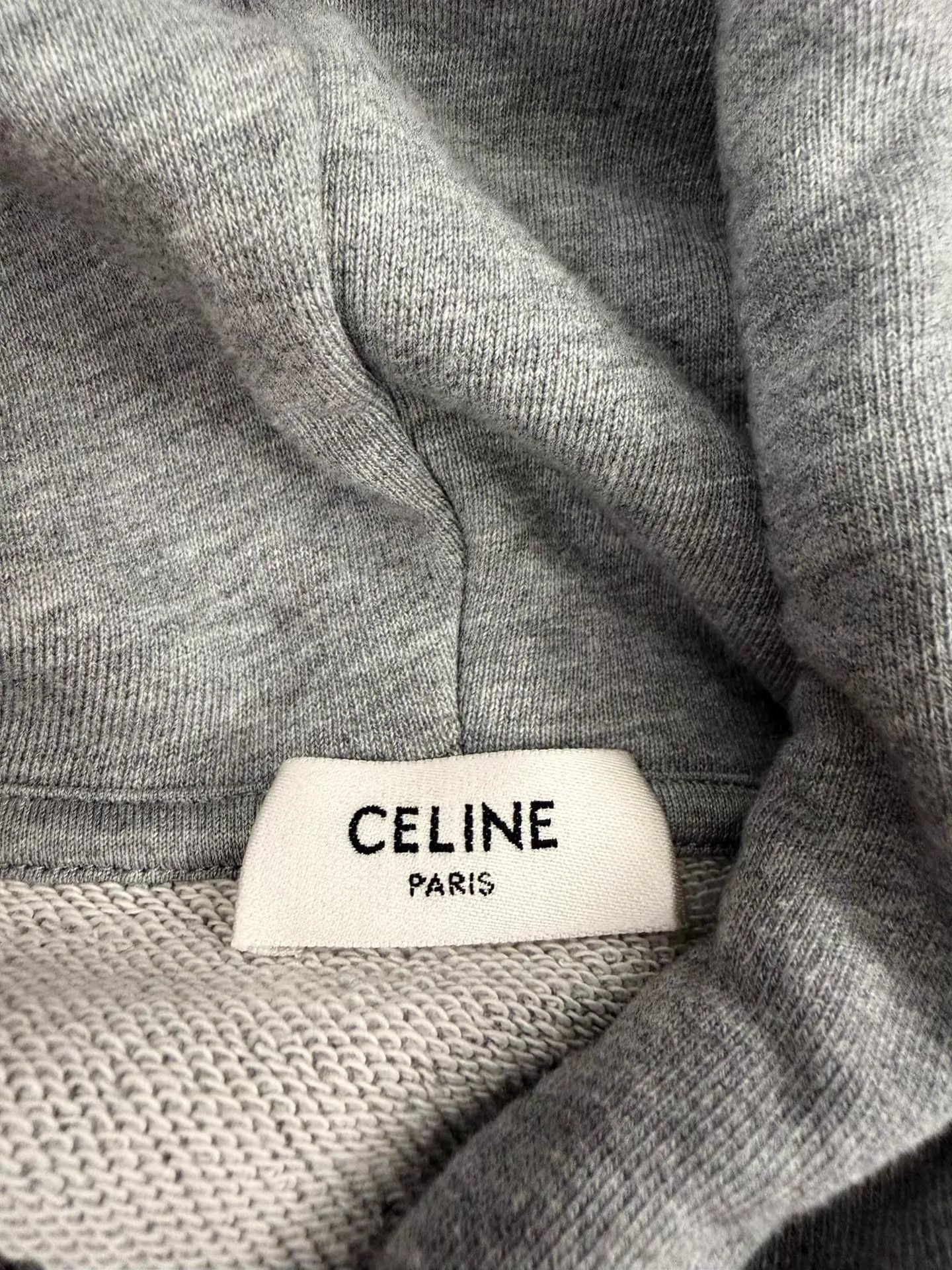 Celine Gray Graphic Hoodie with Drawstring and Pocket Size US M / EU 48-50 / 2 - 6 Thumbnail