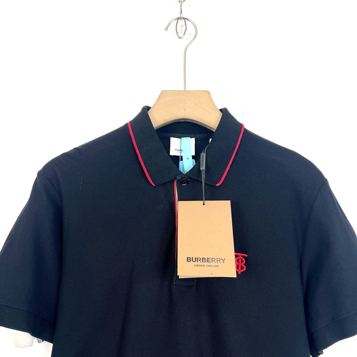 Burberry Burberry Logo Embroidered Polo Shirt Size US M / EU 48-50 / 2 - 3 Thumbnail