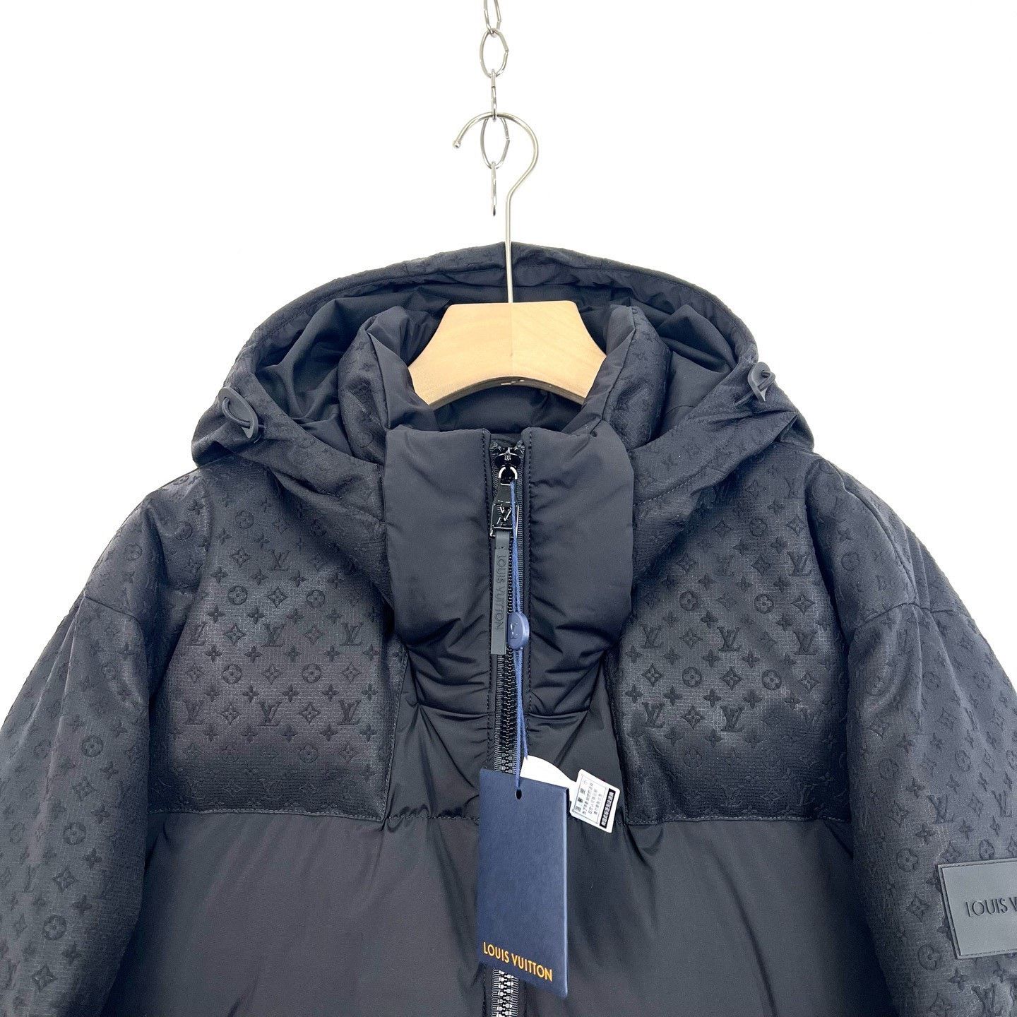 Louis Vuitton Louis Vuitton 2025 Black Spliced Embroidery Hooded Jacket Size US S / EU 44-46 / 1 - 3 Thumbnail