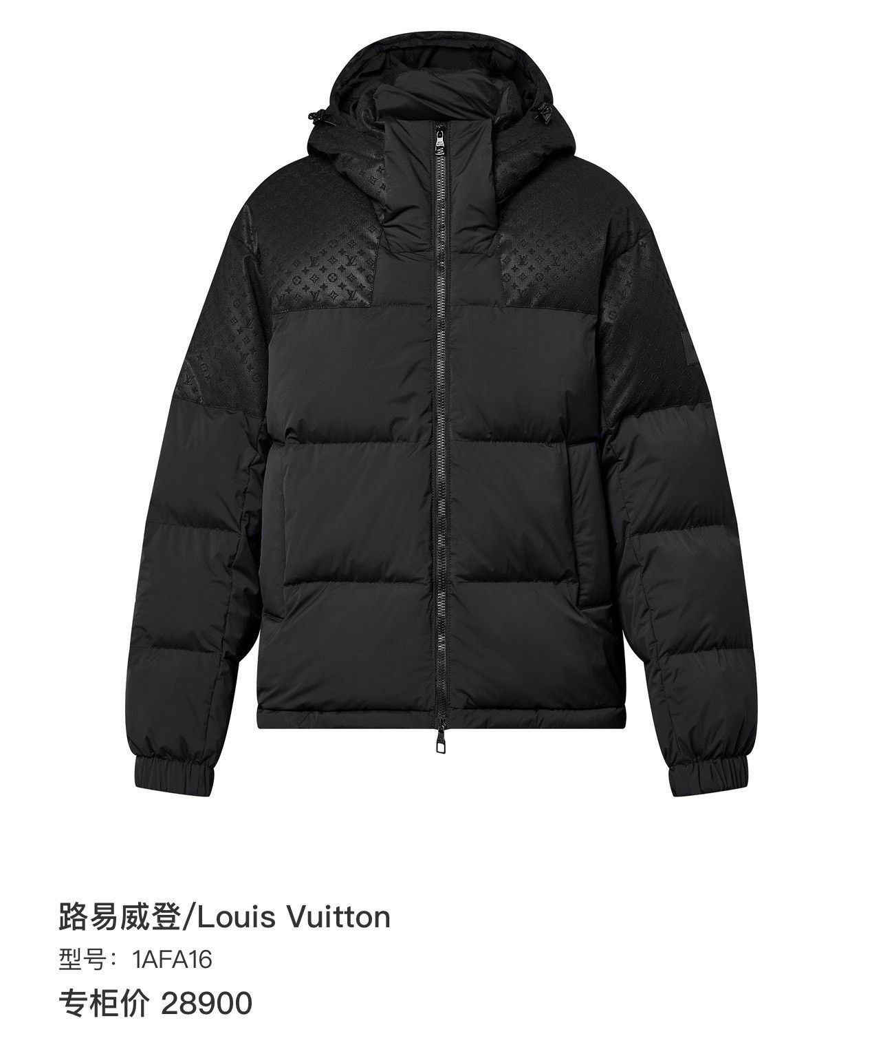 Louis Vuitton Louis Vuitton 2025 Black Spliced Embroidery Hooded Jacket Size US S / EU 44-46 / 1 - 9 Thumbnail